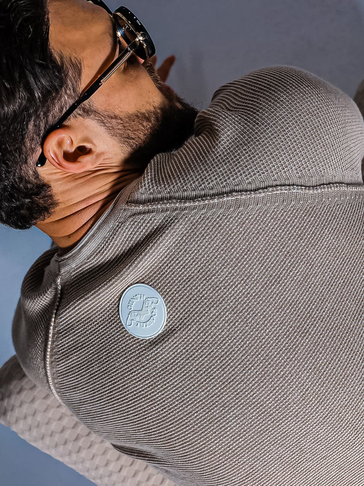 sweter Illusion Beige