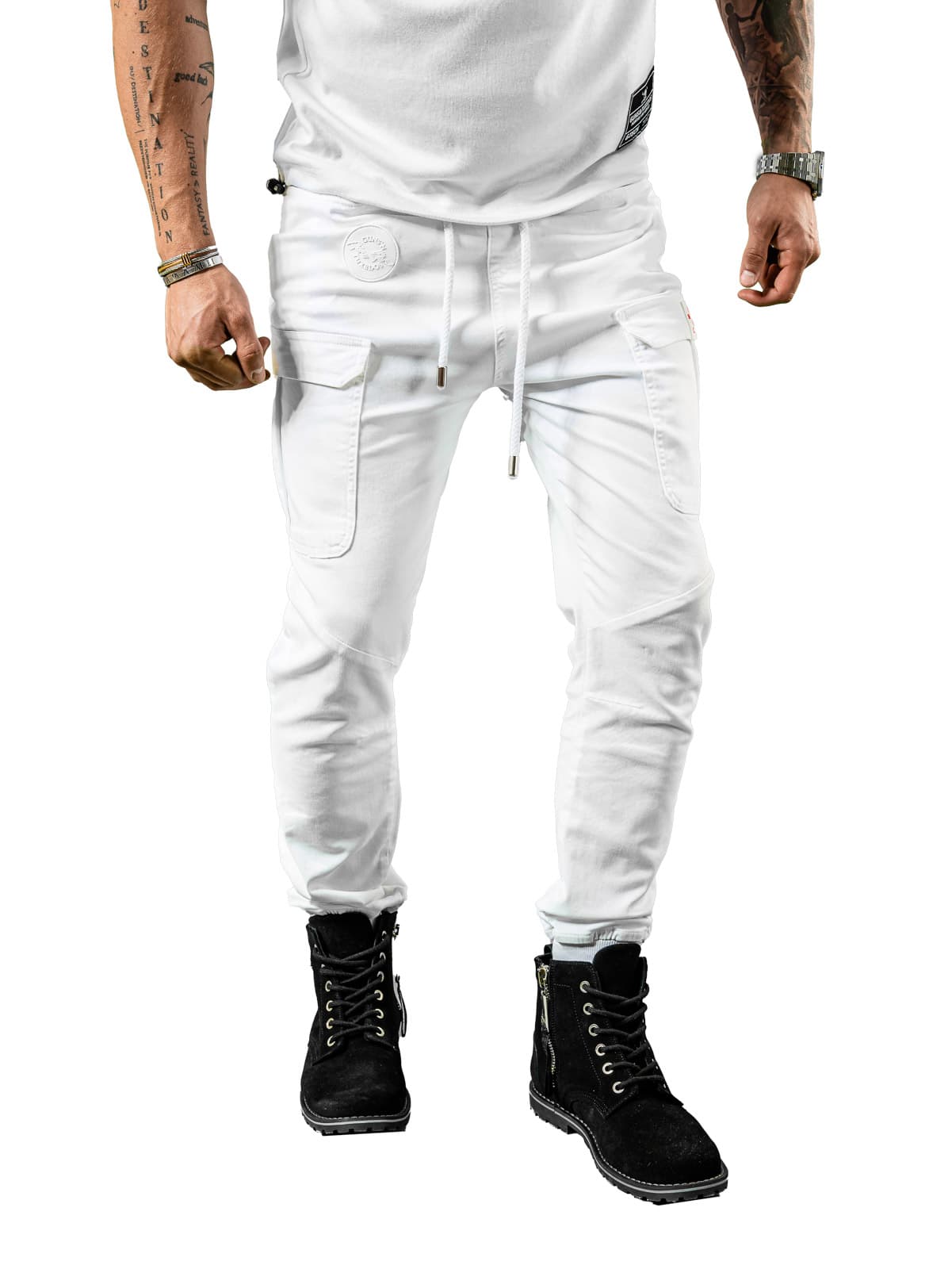 SPODNIE DAYTONA WHITE