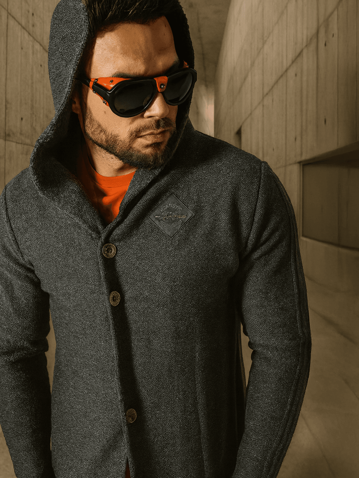 KARDIGAN LINK ANTRACIT 