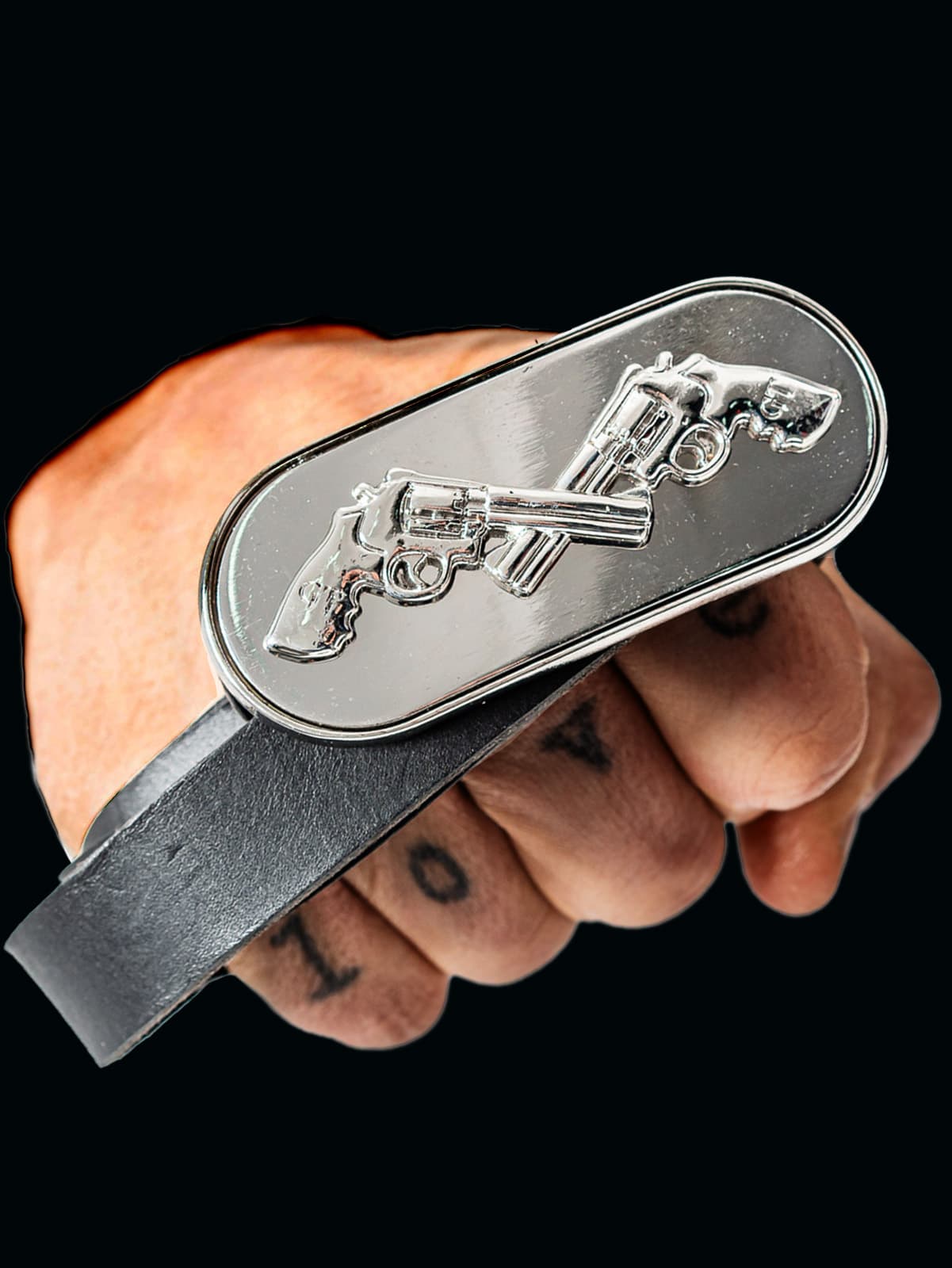 PASEK KLAMRA SILVER 