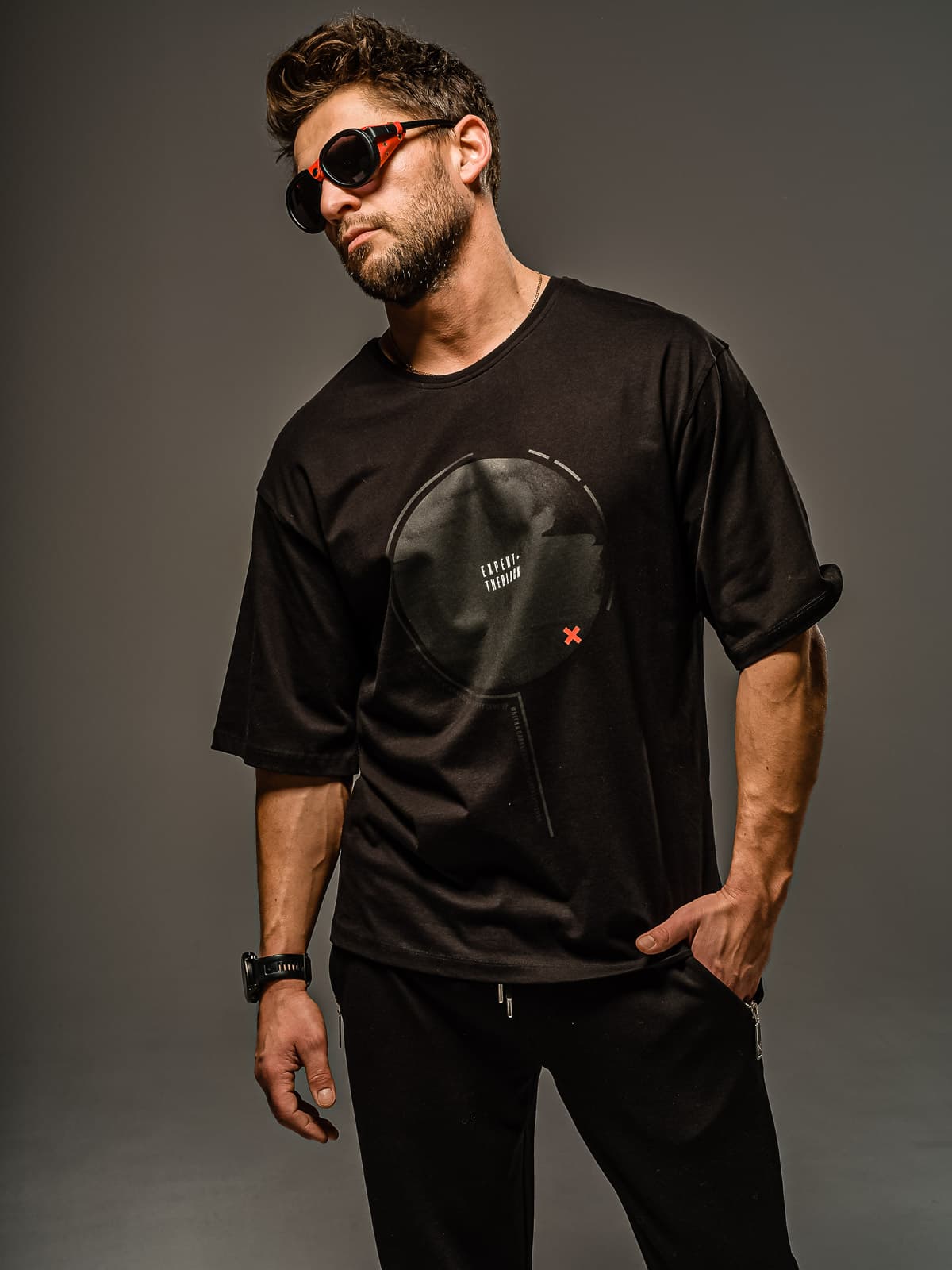 t-shirt Splash Black