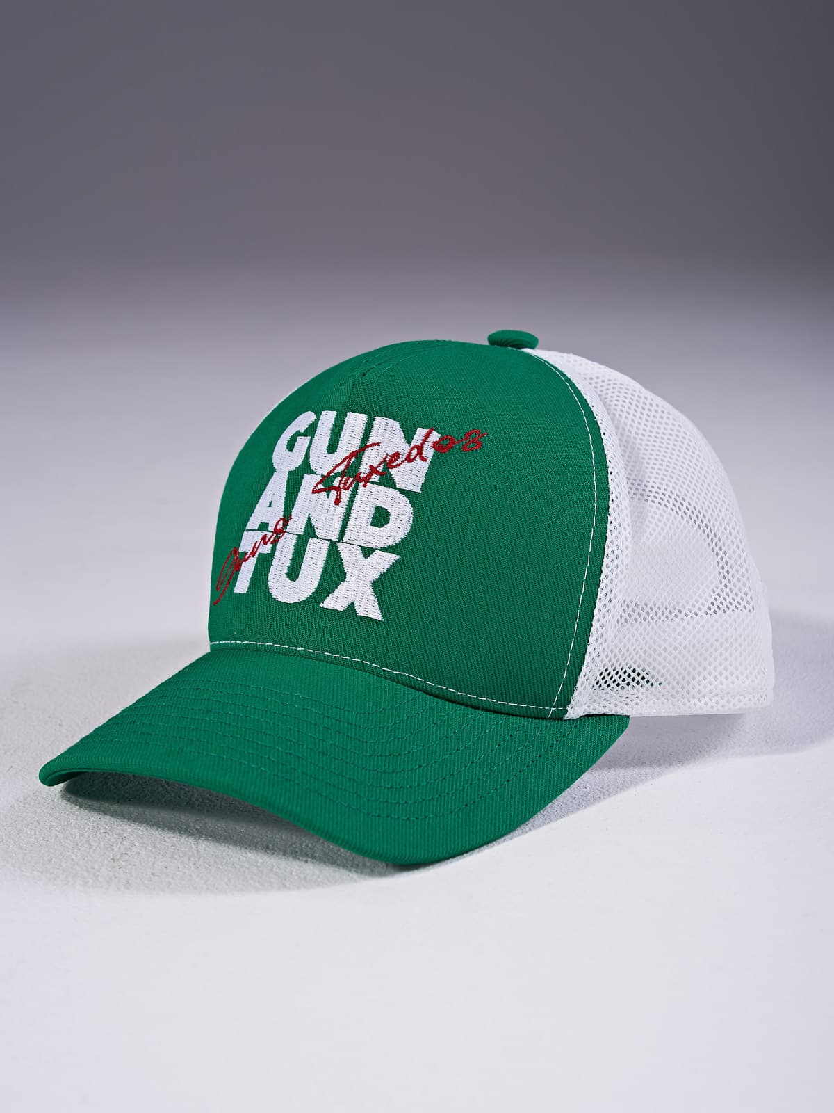CZAPKA BASE GUNANDTUX GREEN