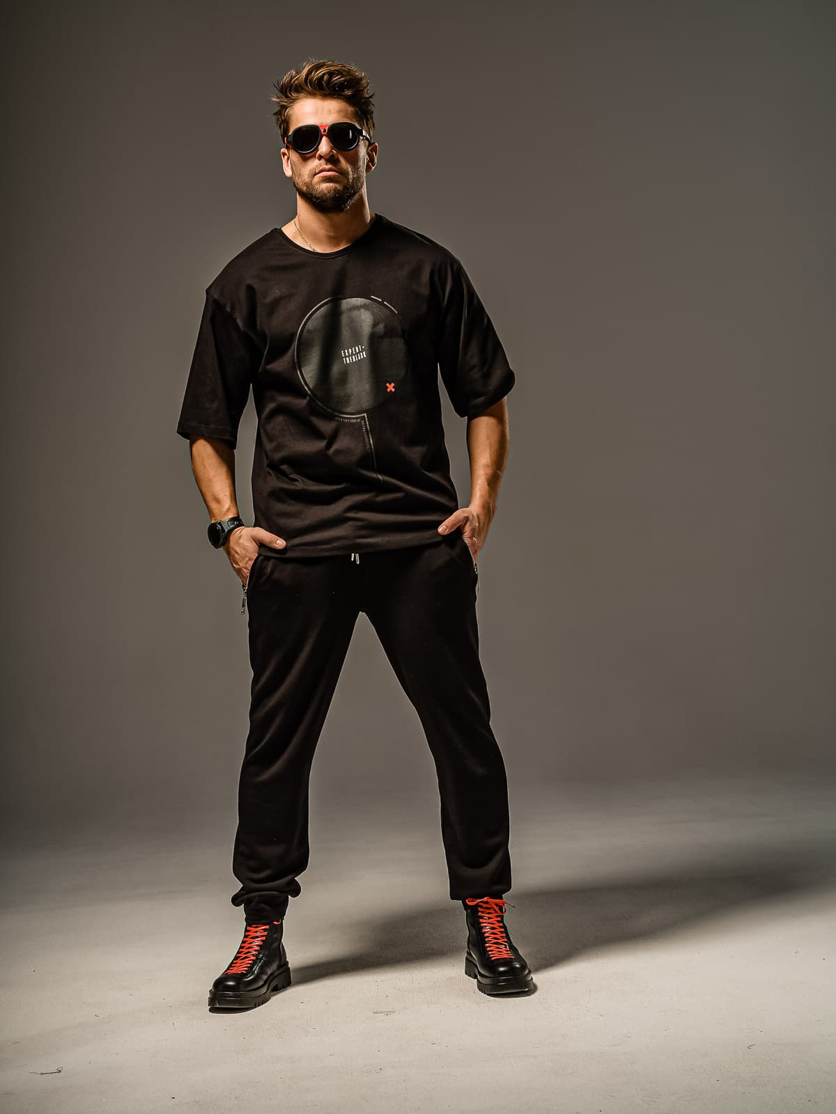 t-shirt Splash Black
