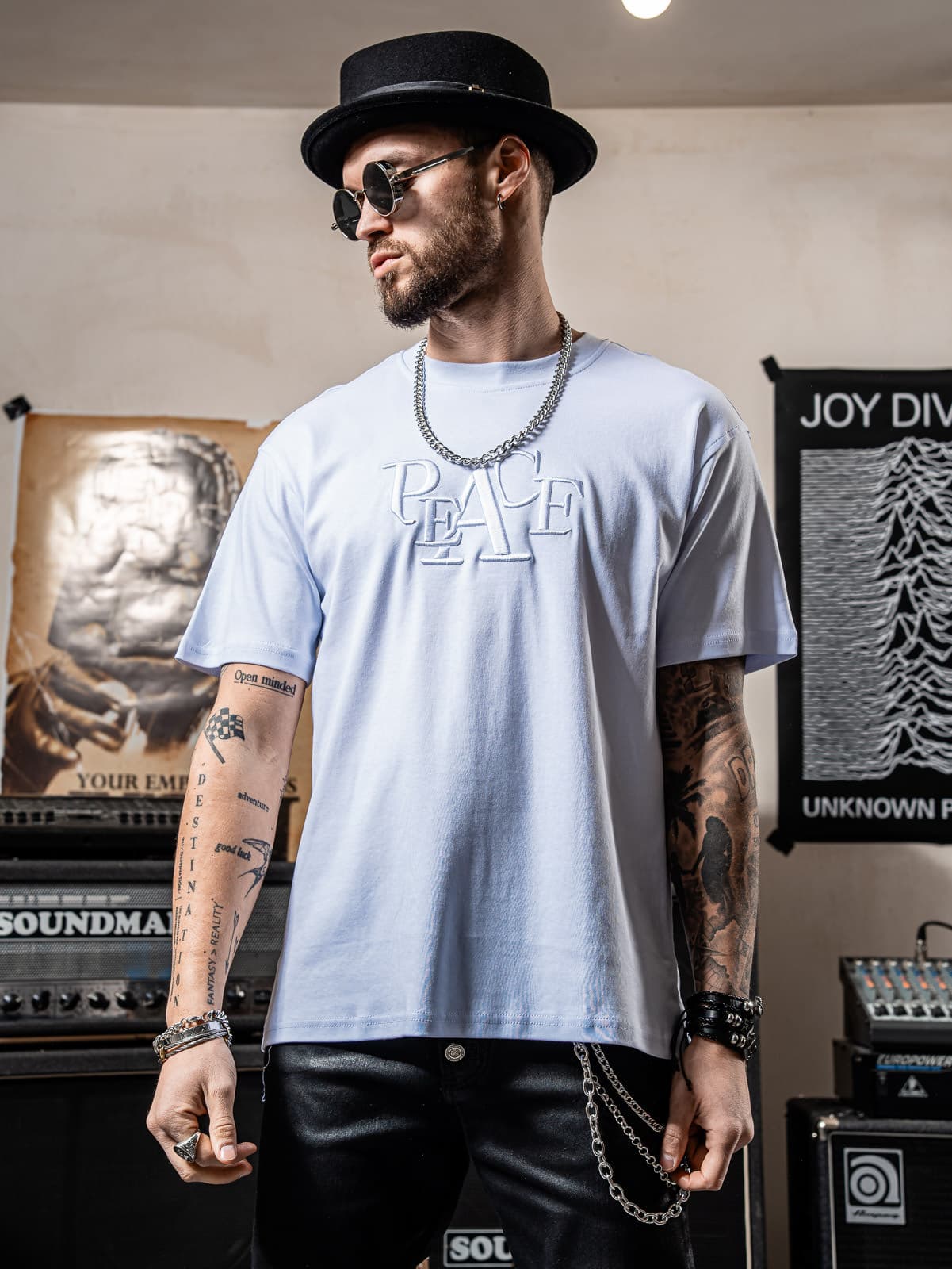 T-SHIRT PEACE WHITE