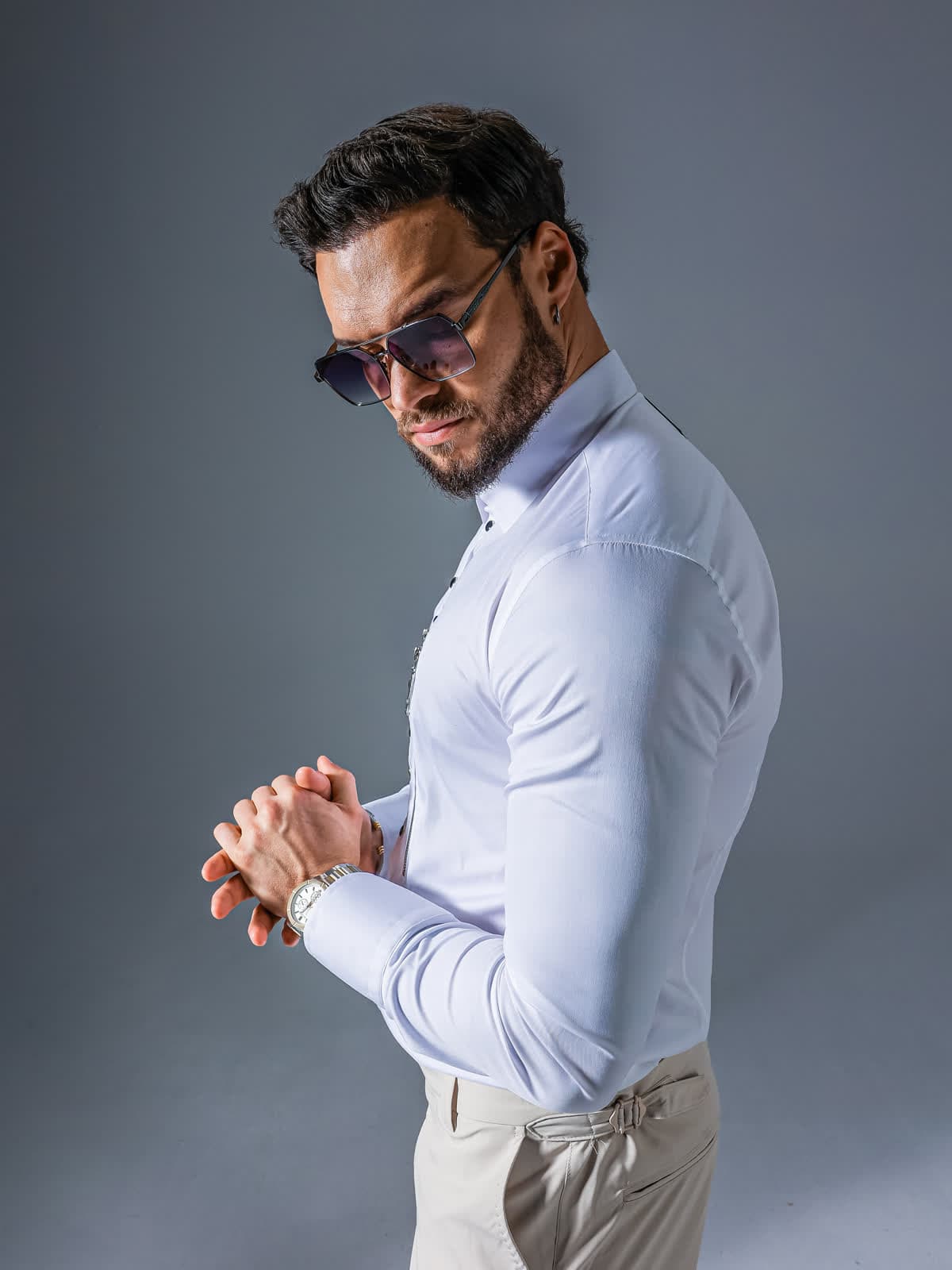 KOSZULA SHARP SHADOW WHITE