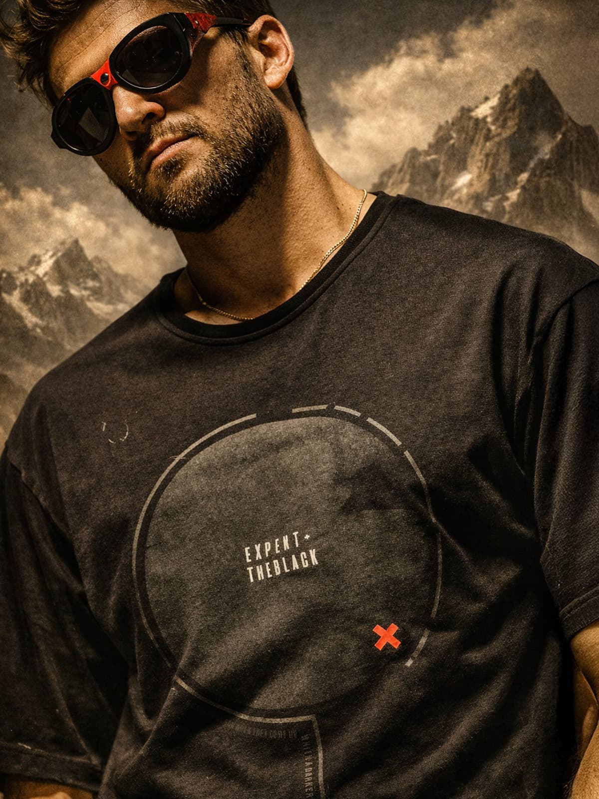 t-shirt Splash Black
