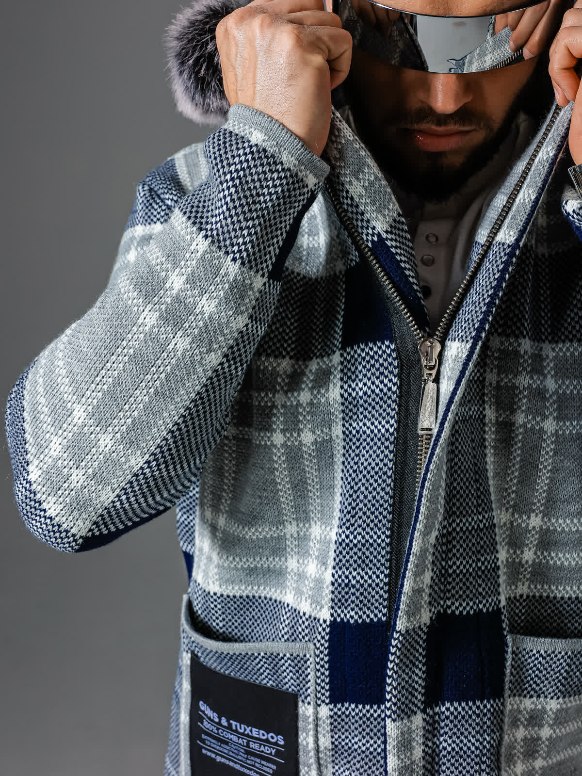 KARDIGAN MALACHI GREY WINT