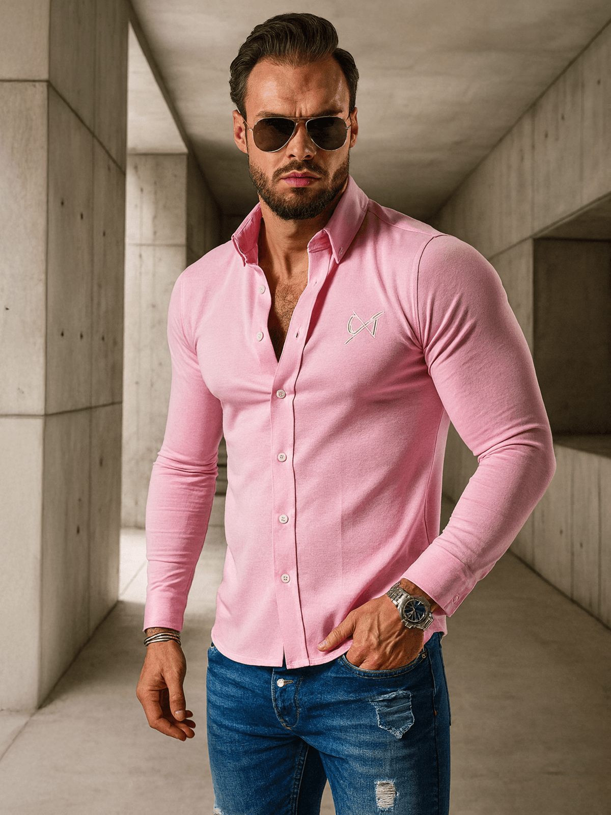 KOSZULA SALERNO PINK WDR