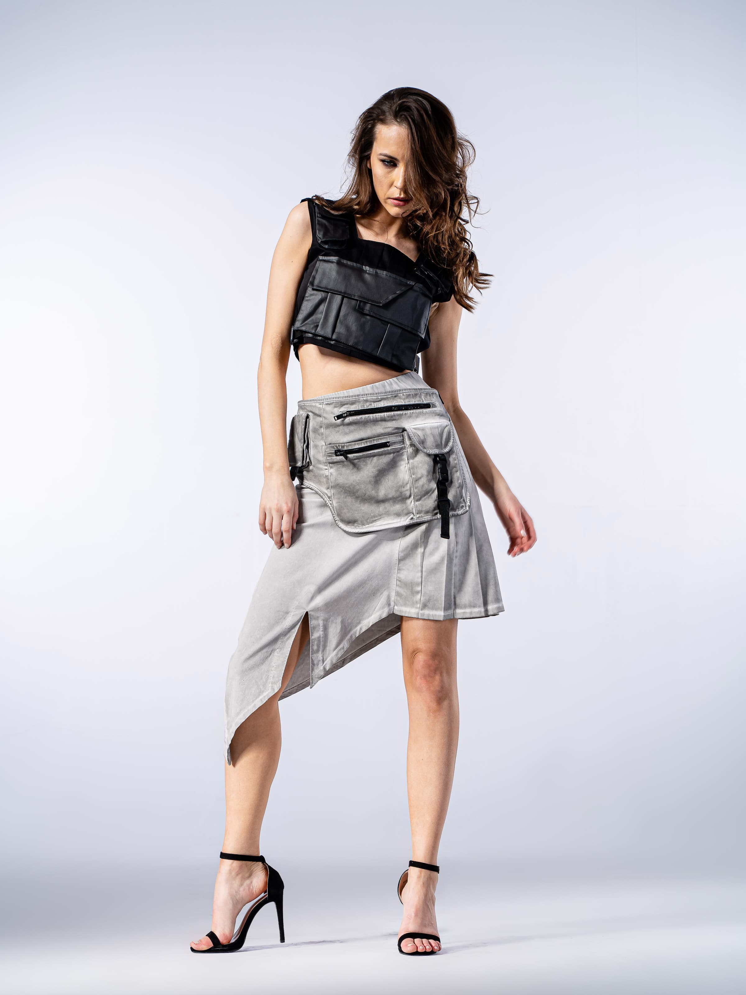 SPODNICA NIAS GREY