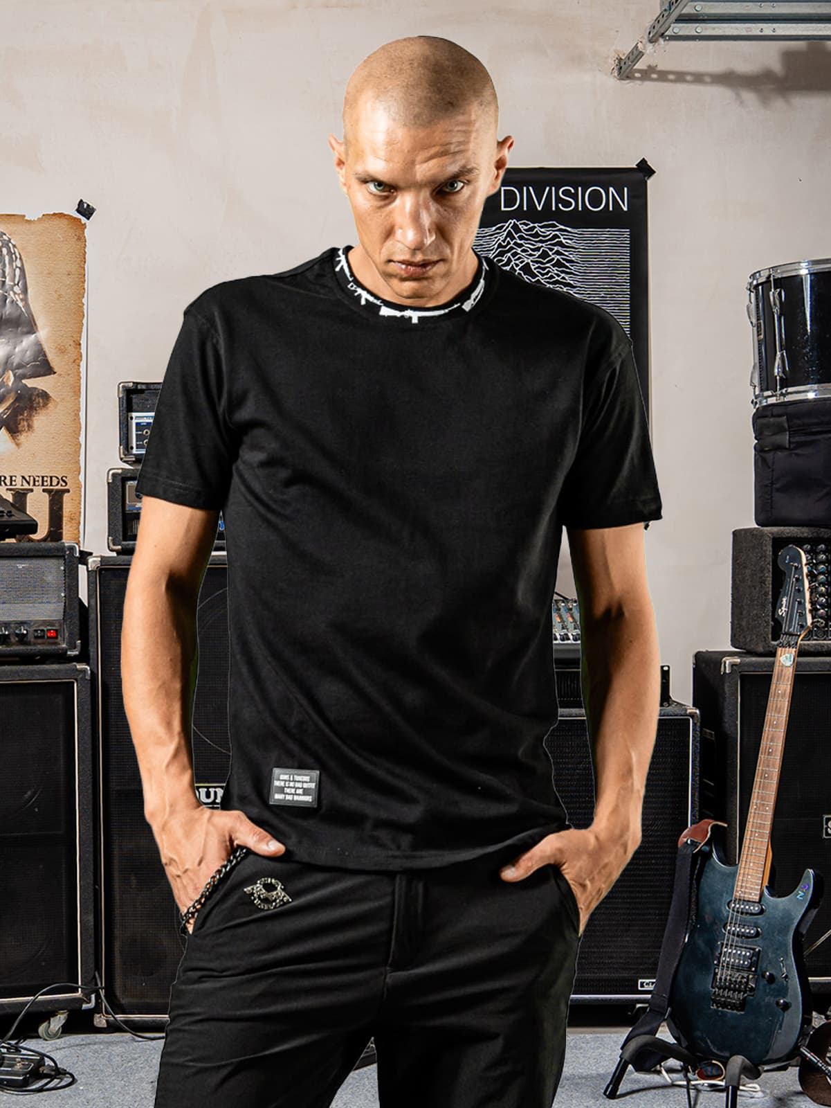 T-SHIRT BLACK EAGLE 