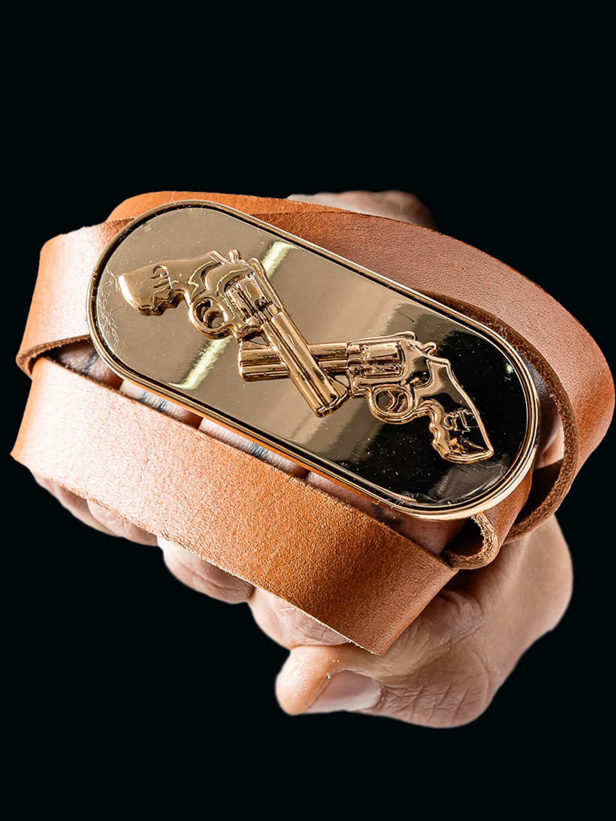 PASEK KLAMRA GOLD 