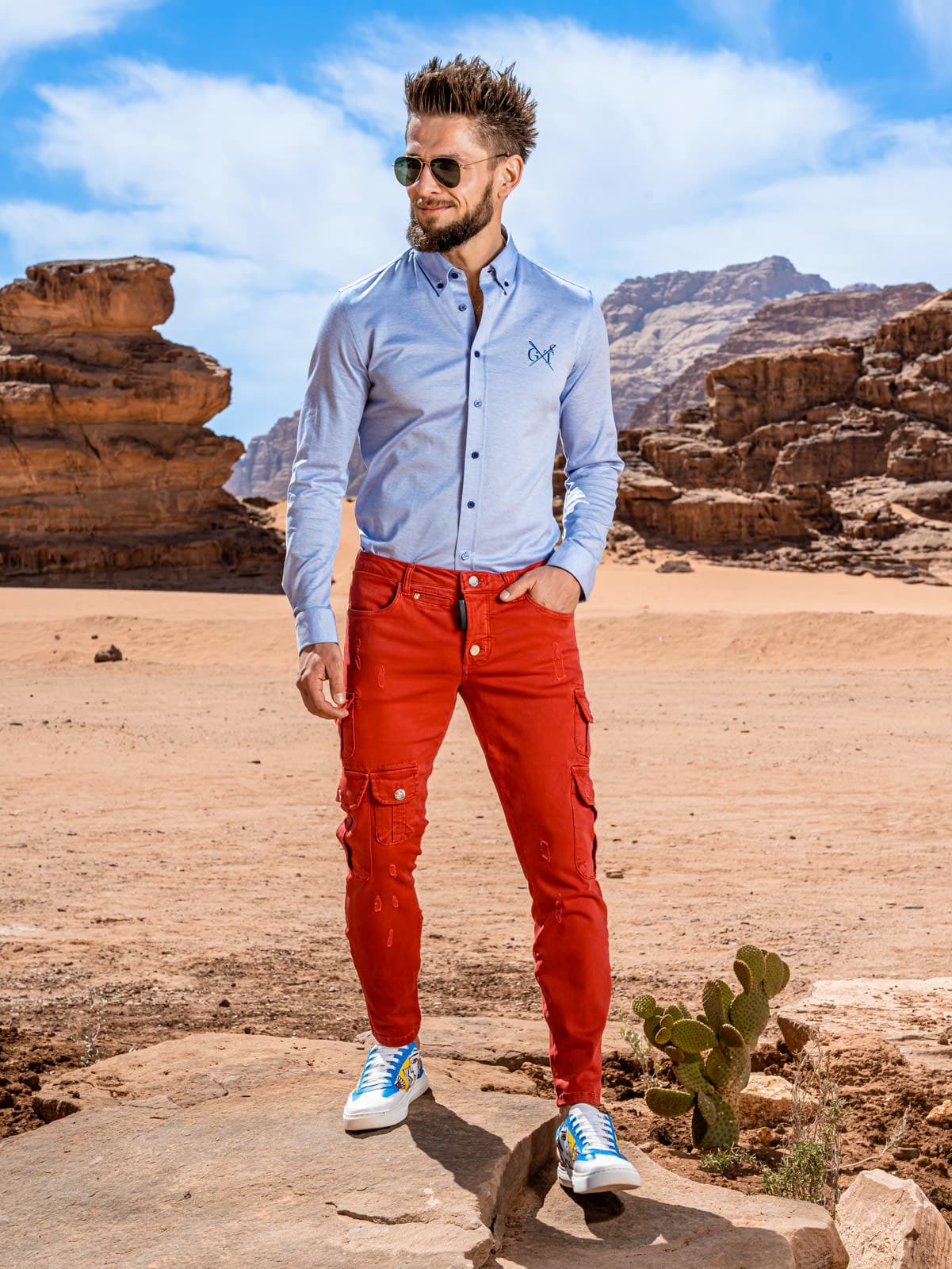 KOSZULA SALERNO BLUE 