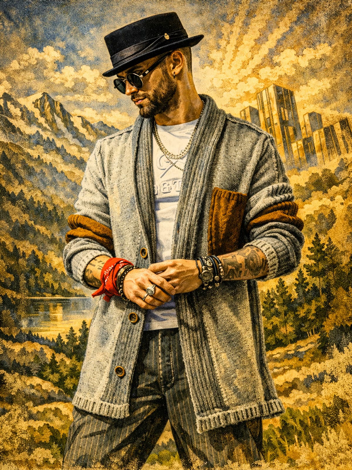 SWETER LAURENCE GREY