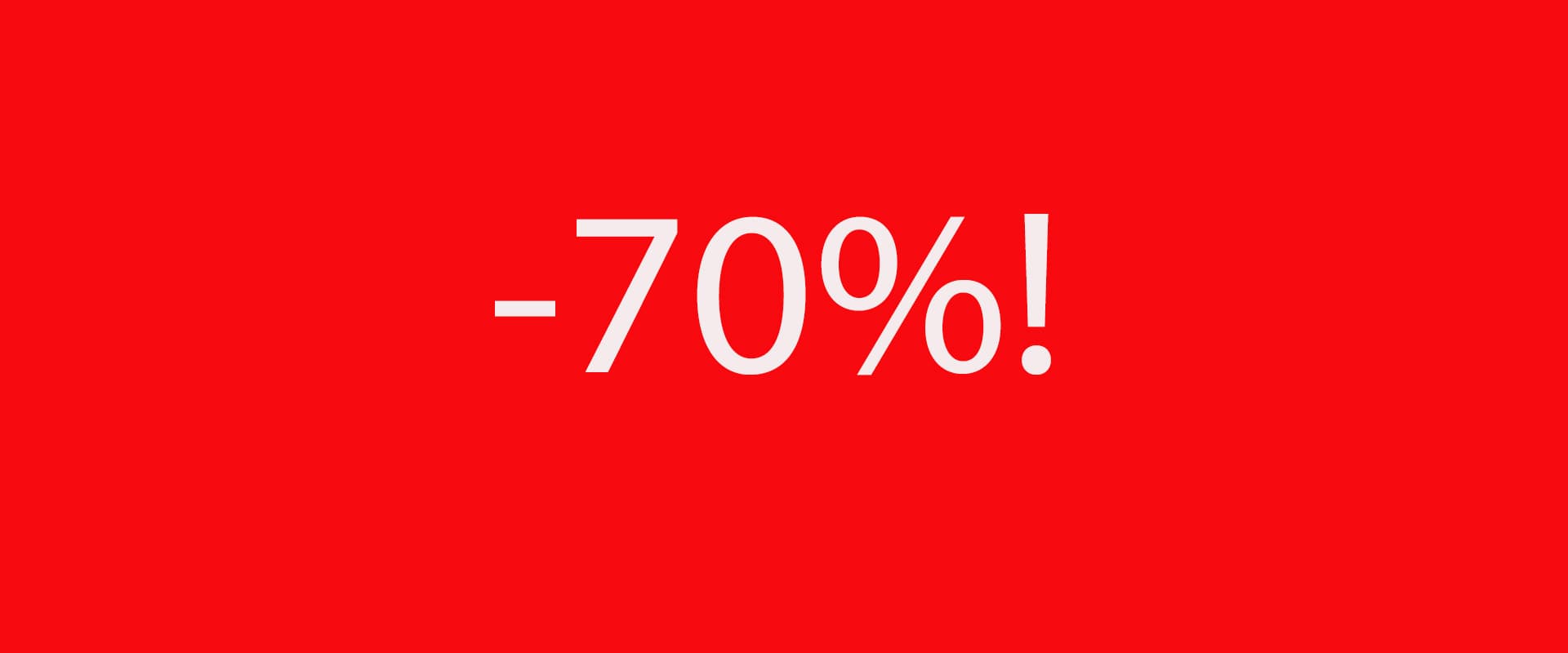 SALE 70 