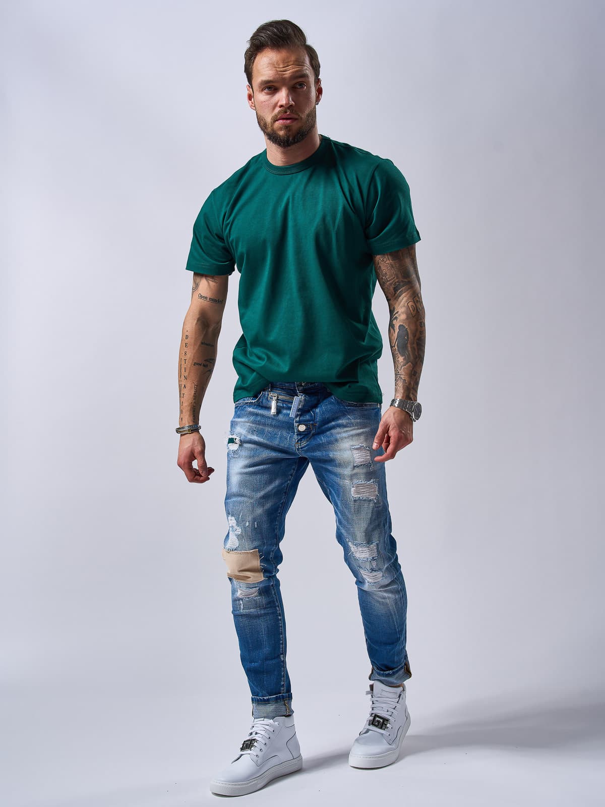 T-SHIRT COASTLINE PATROL MOSS