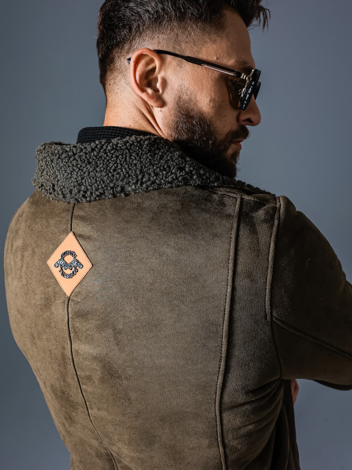 SNOW SHEARLING JACKET GREEN