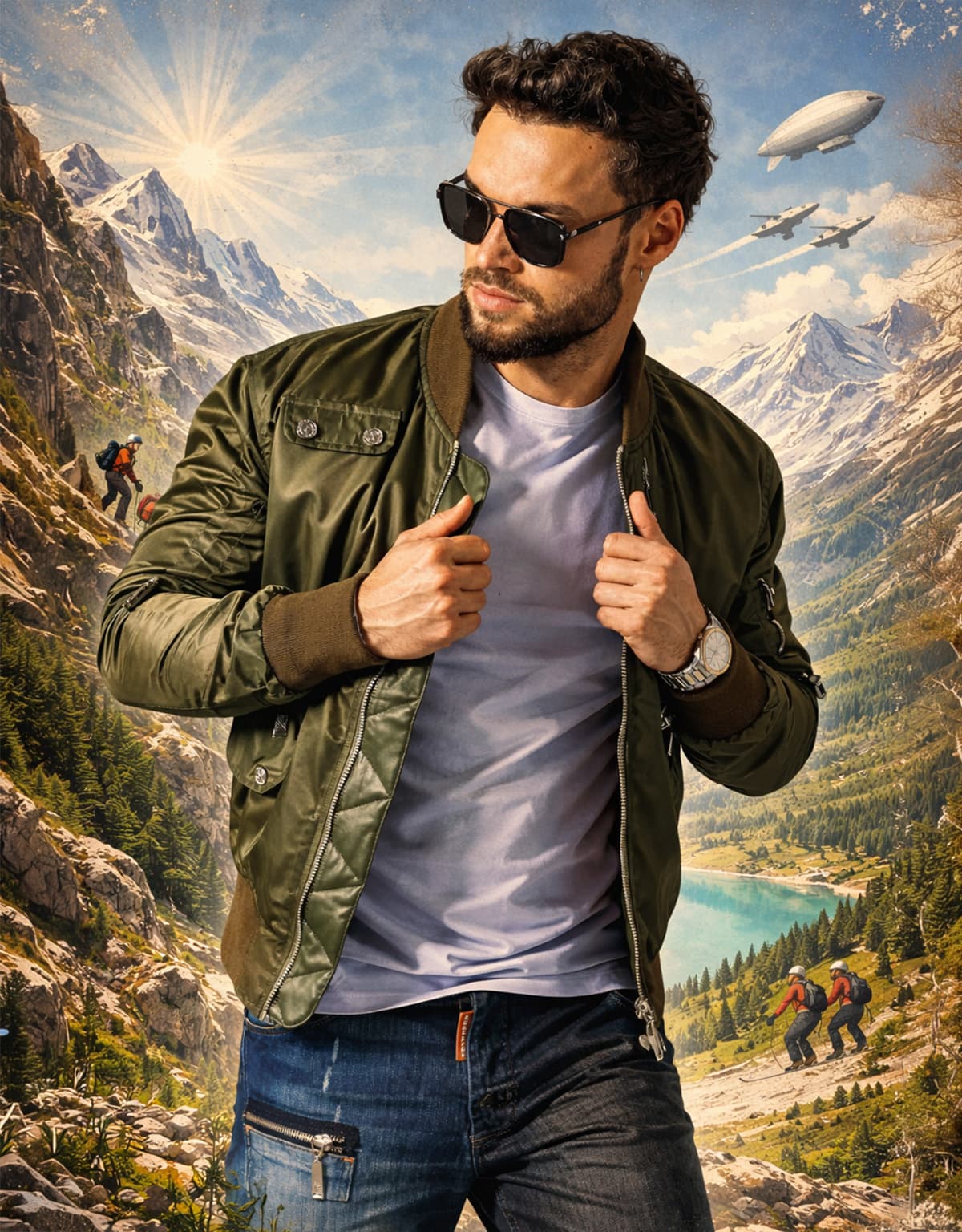 KURTKA FORTY LICKS GREEN 