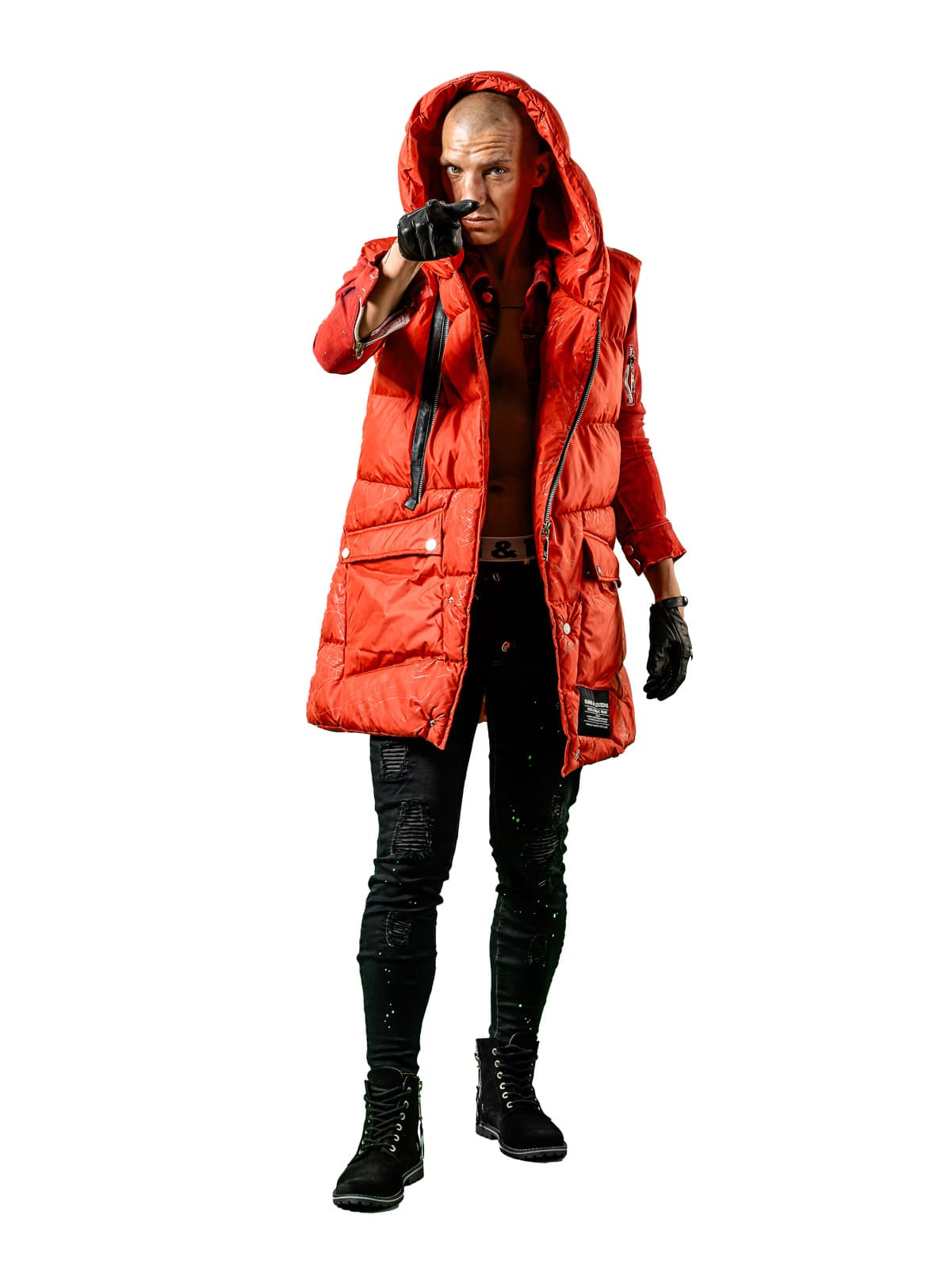 PUFFER VEST SOREN RED WINT