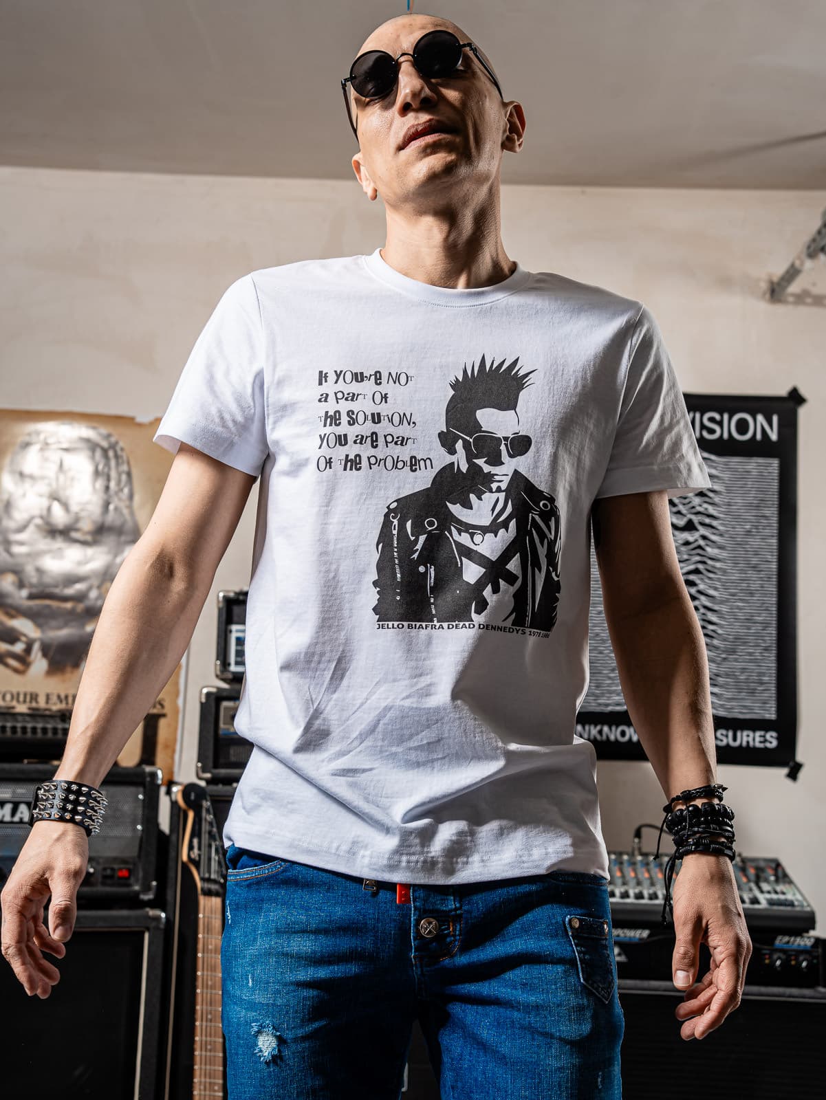 T-SHIRT BIAFRA WHITE