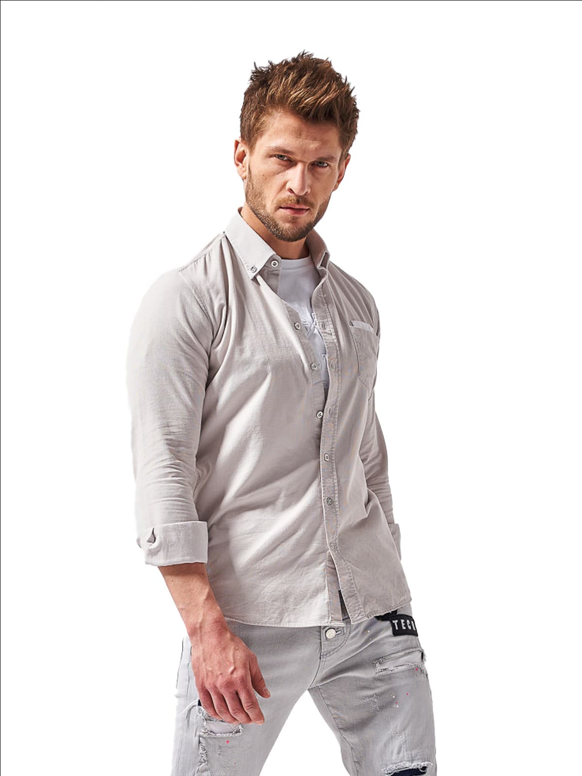 KOSZULA GROOM GREY