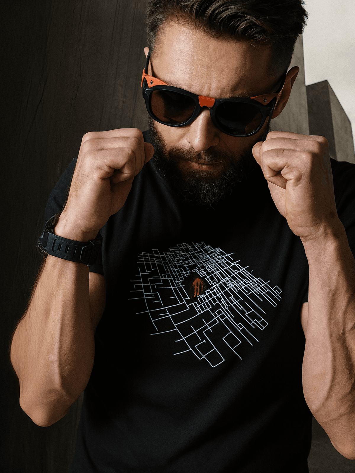 T-SHIRT BAND ANTRACIT