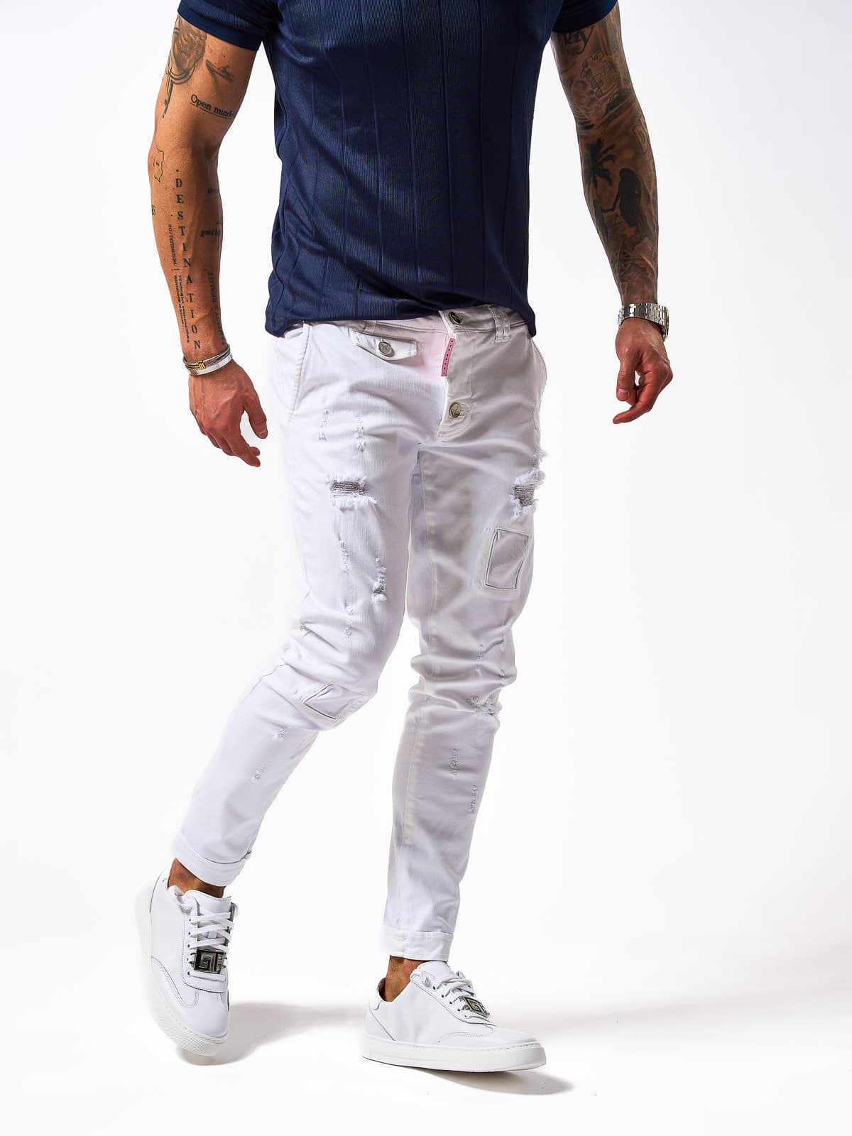 SPODNIE DERVISH DRIVE WHITE WDR 