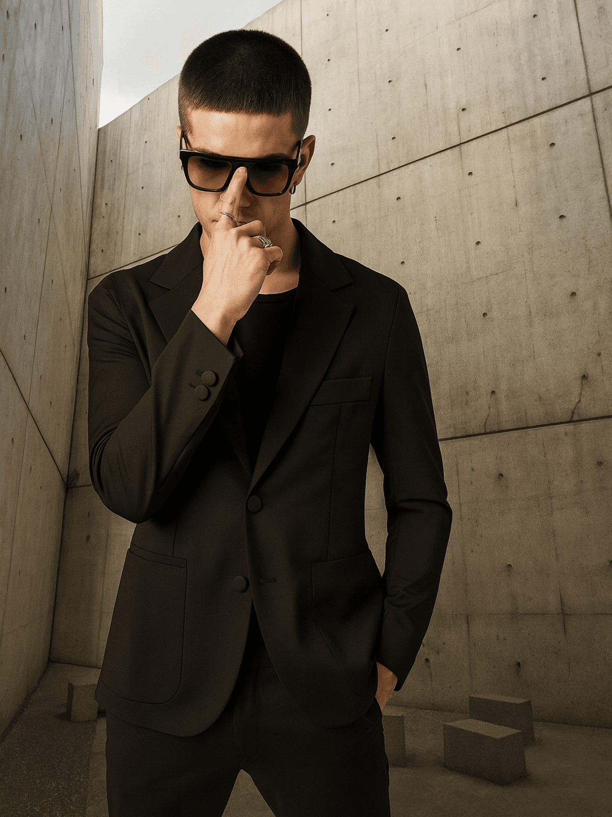 Marynarka Combat Blazer Black
