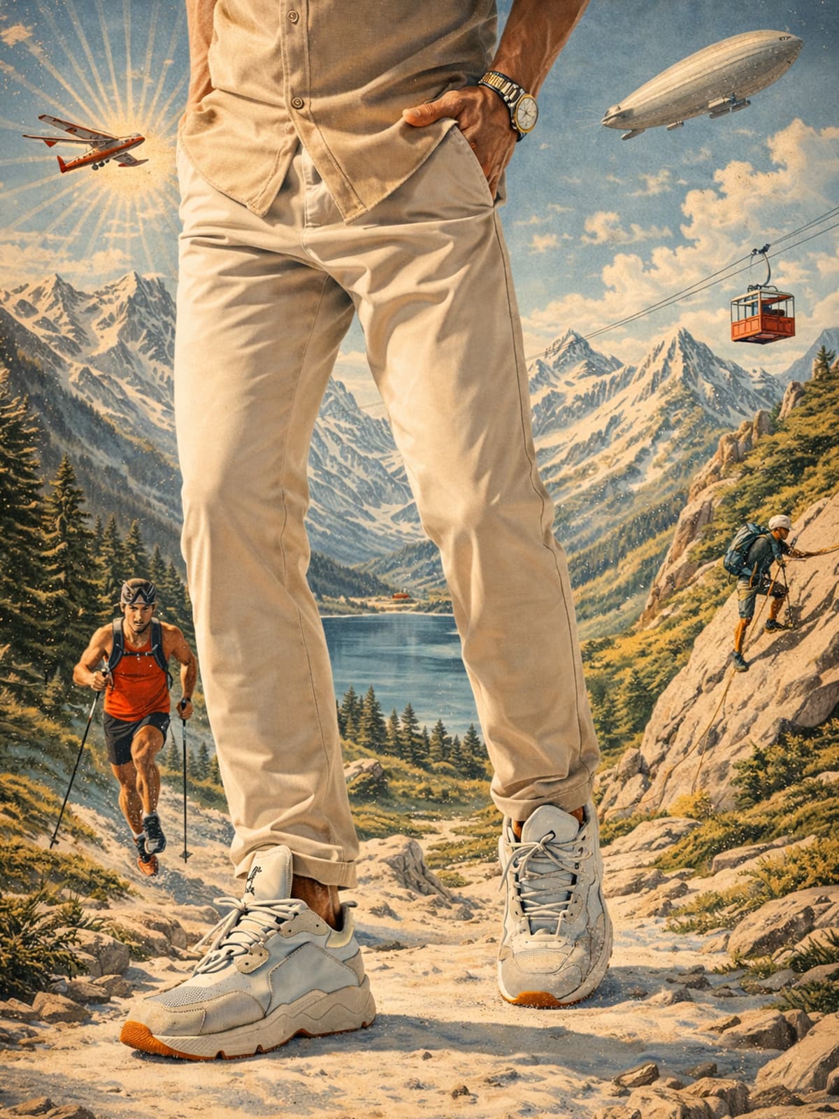 spodnie Suppresor Beige