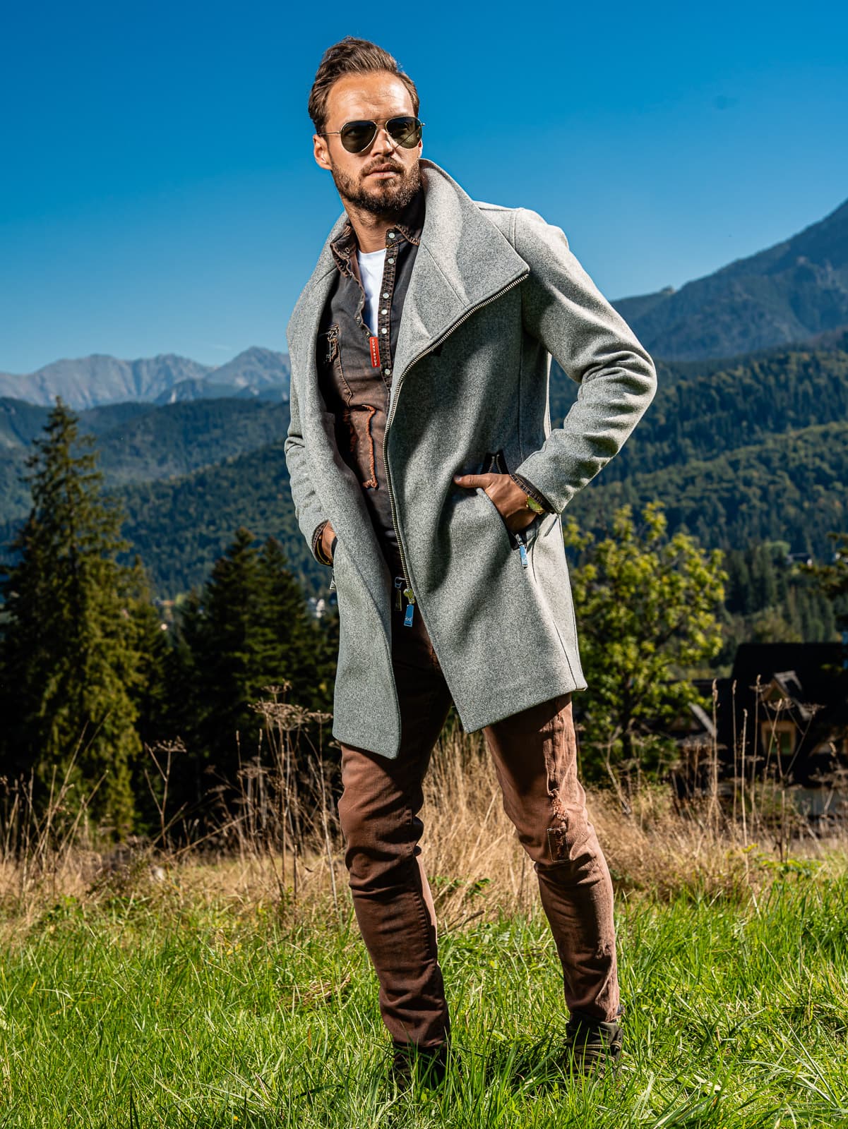 JACKS FURY COAT GREY
