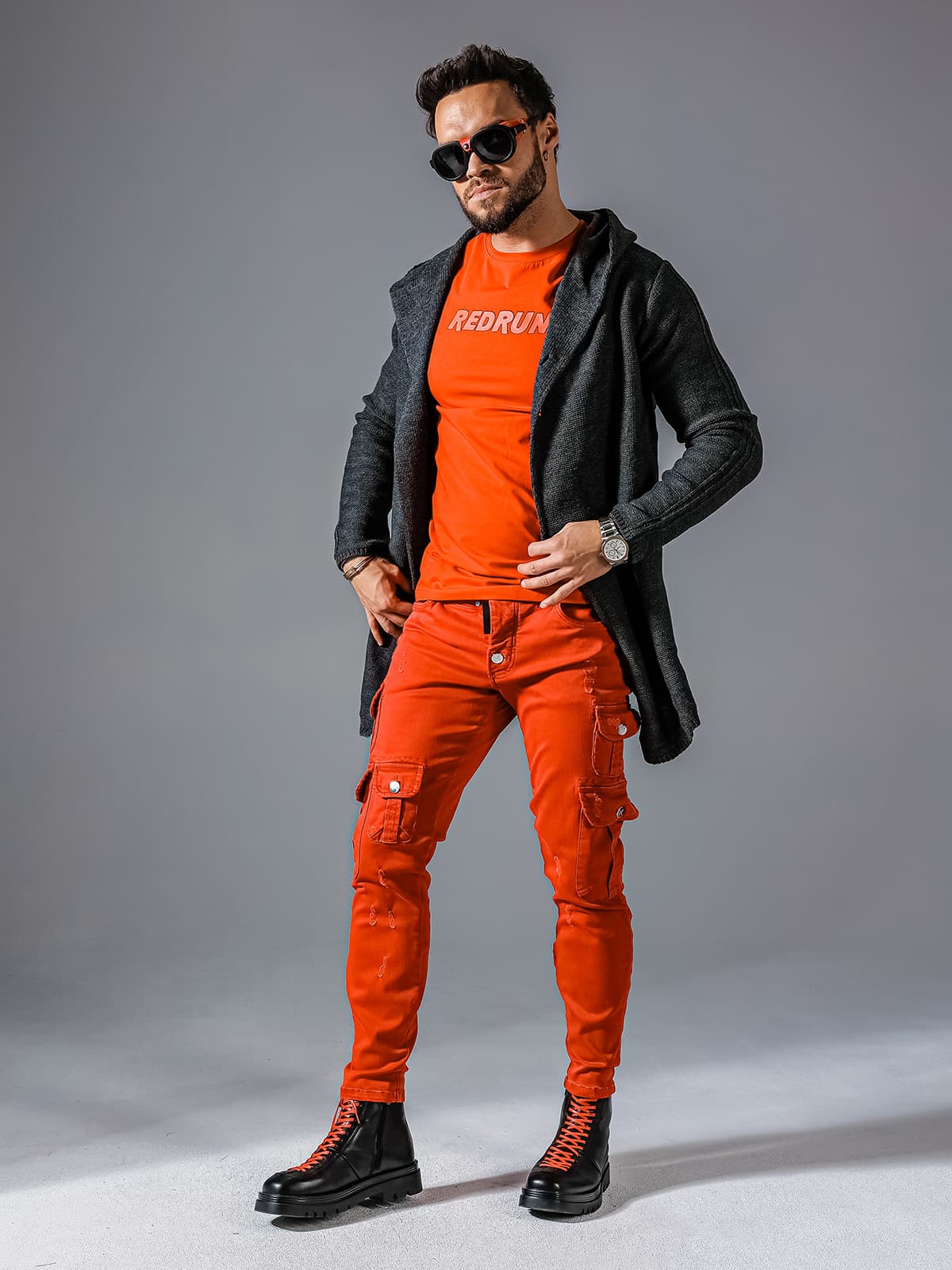 KARDIGAN LINK ANTRACIT 