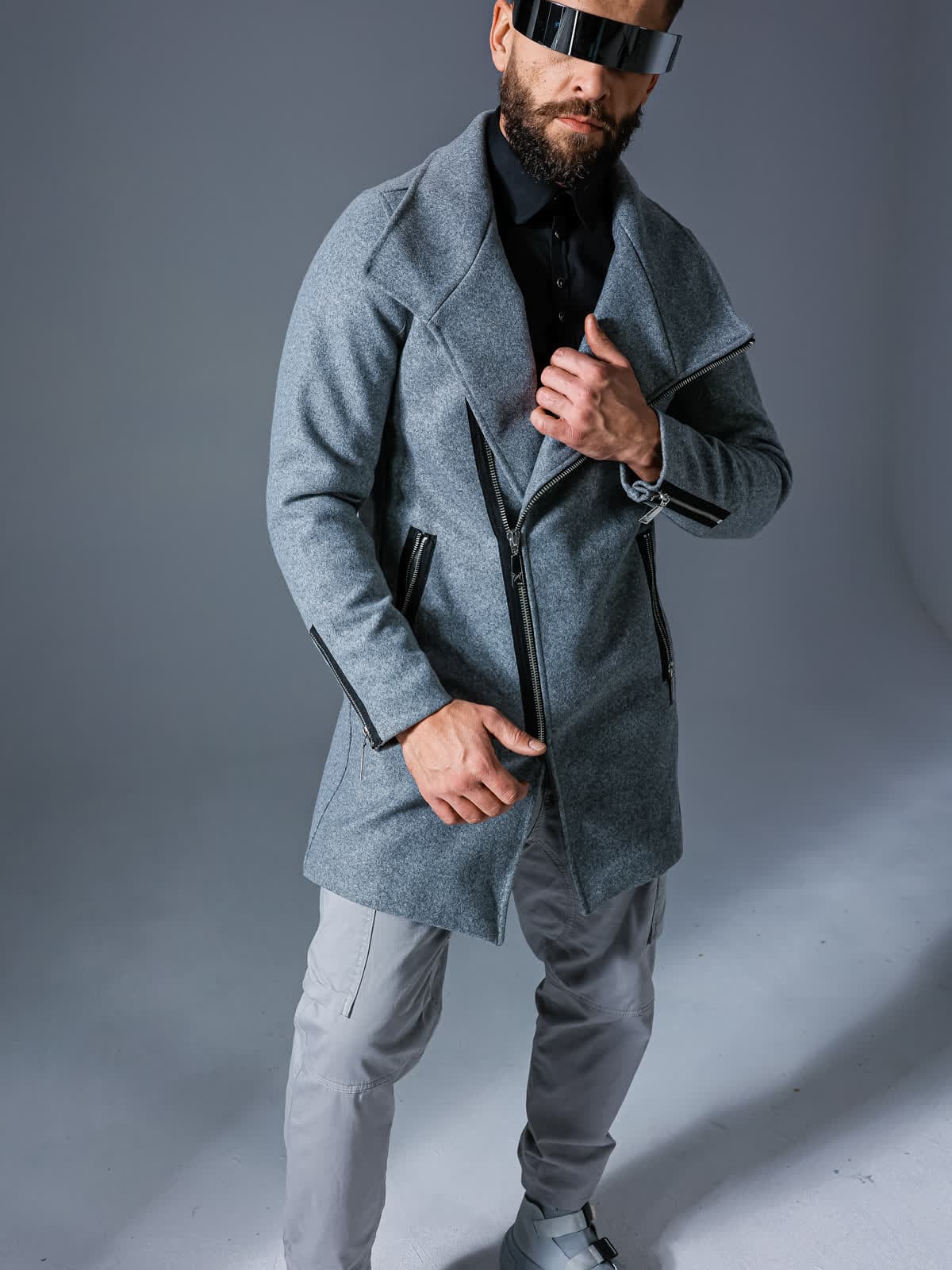 JACKS FURY COAT GREY