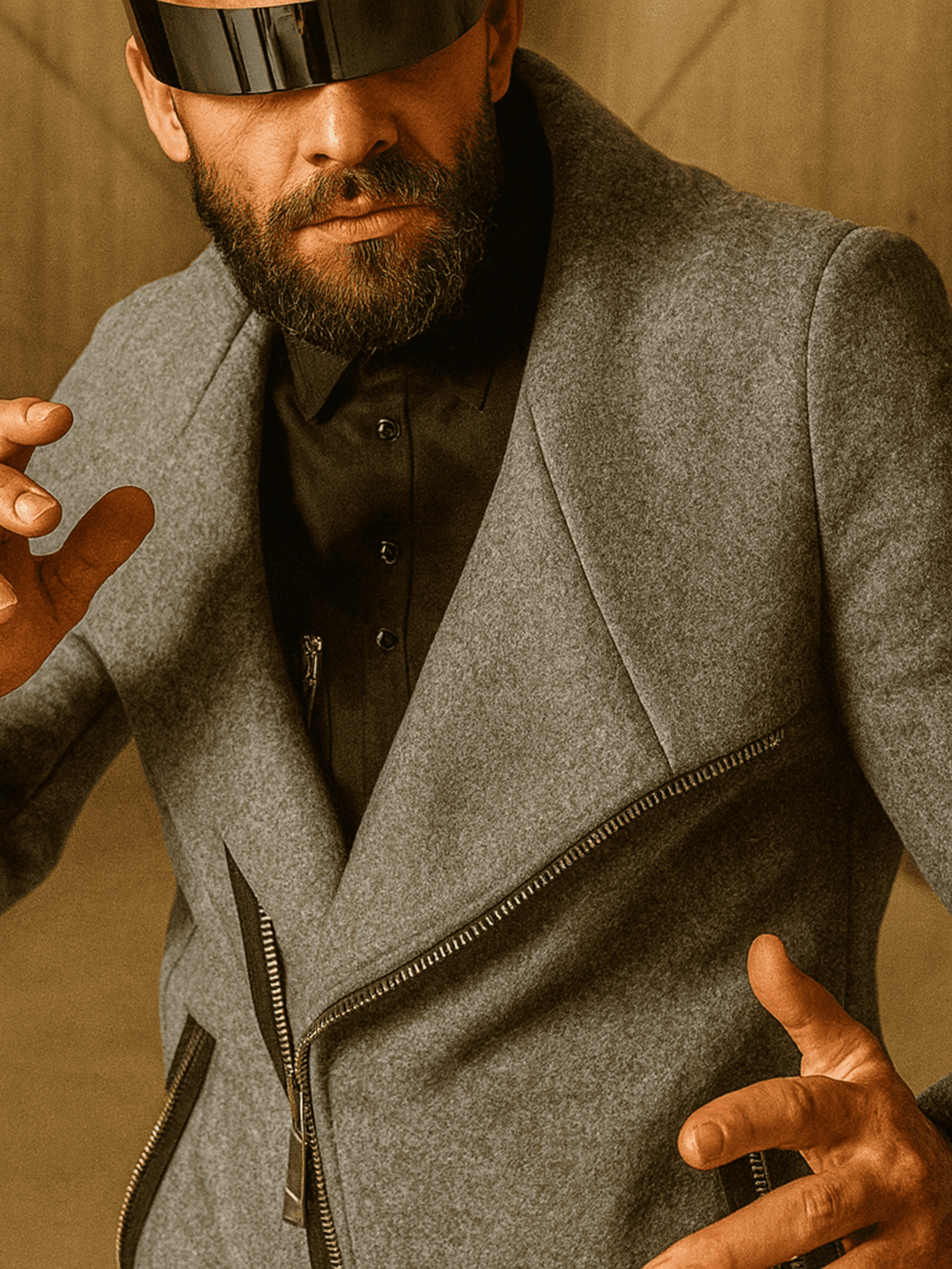 JACKS FURY COAT GREY