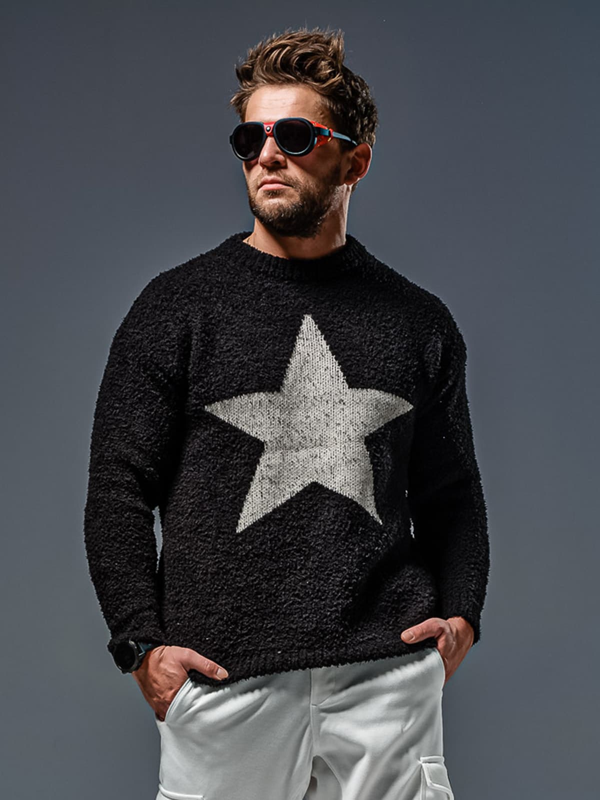 sweter Black Star