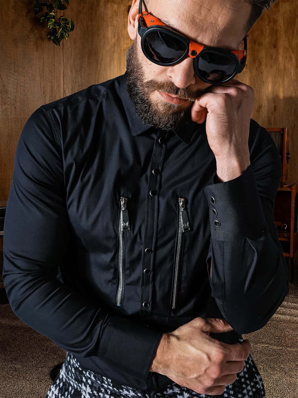 koszula Paralel Zip 