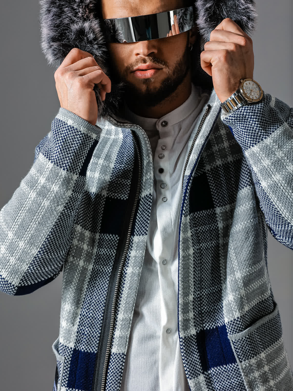 KARDIGAN MALACHI GREY WINT