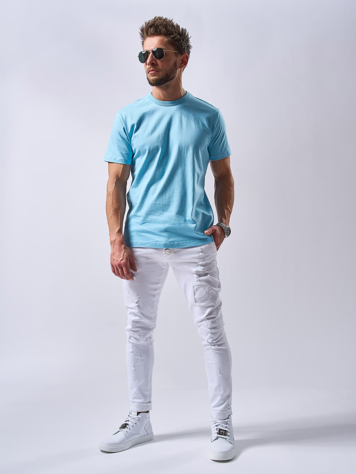 T-SHIRT COASTLINE PATROL AZURE