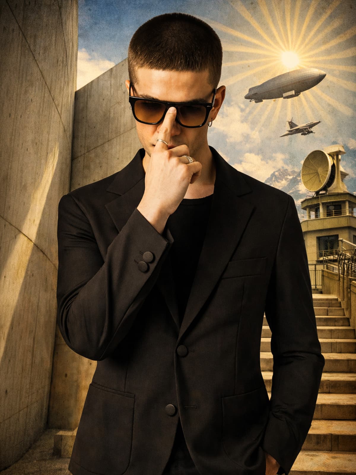 Marynarka Combat Blazer Black