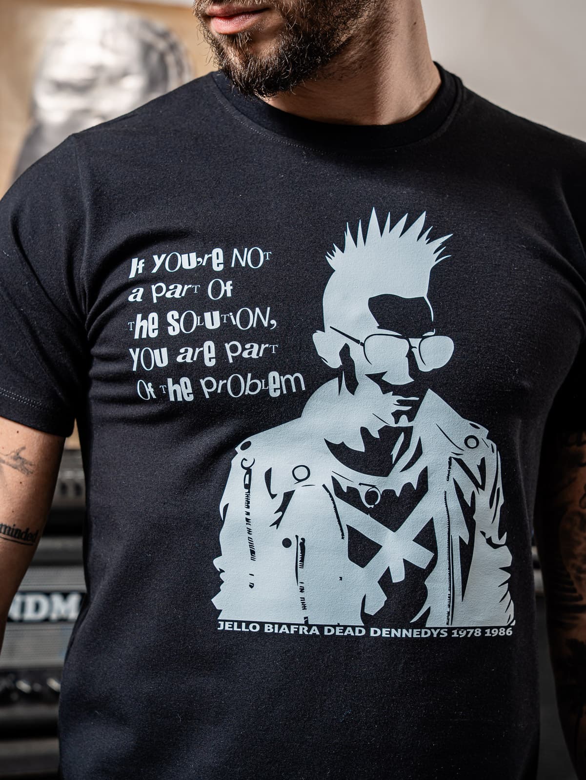 T-SHIRT BIAFRA BLACK