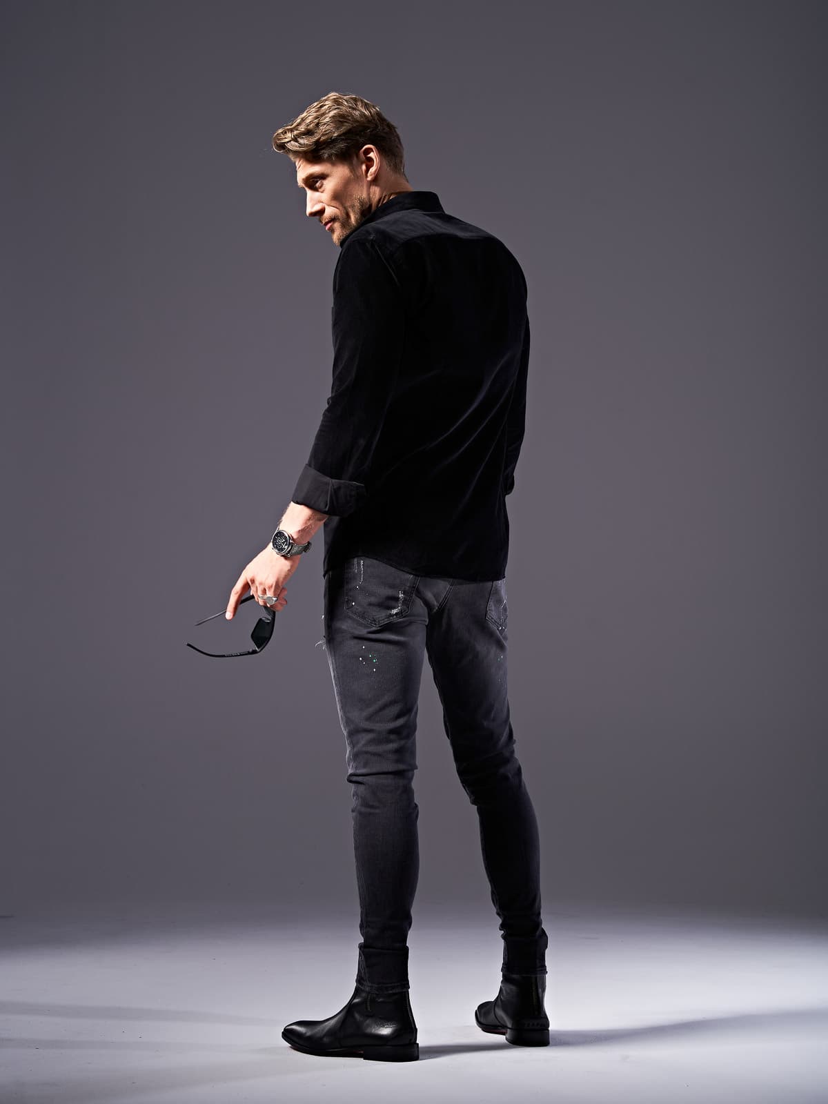 KOSZULA GROOM BLACK WINT