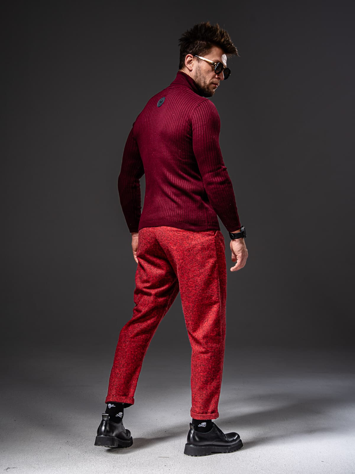 spodnie Suppresor Maroon
