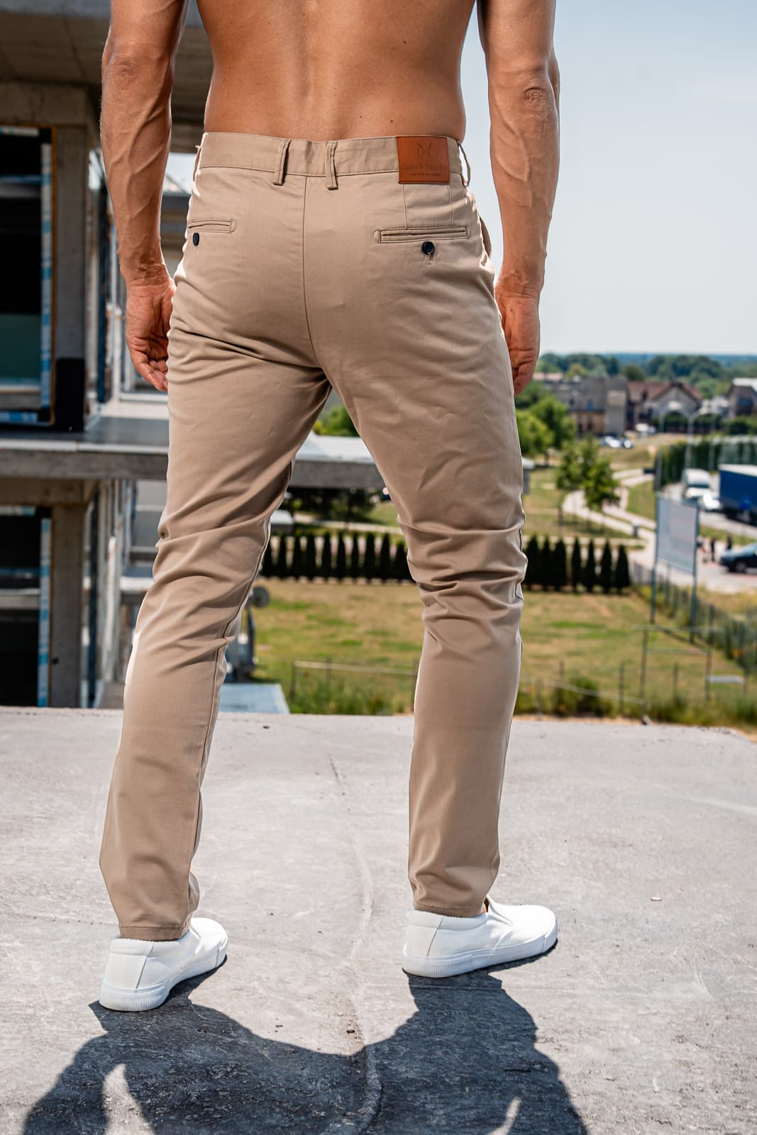 BEIGE BOULDER PANTS