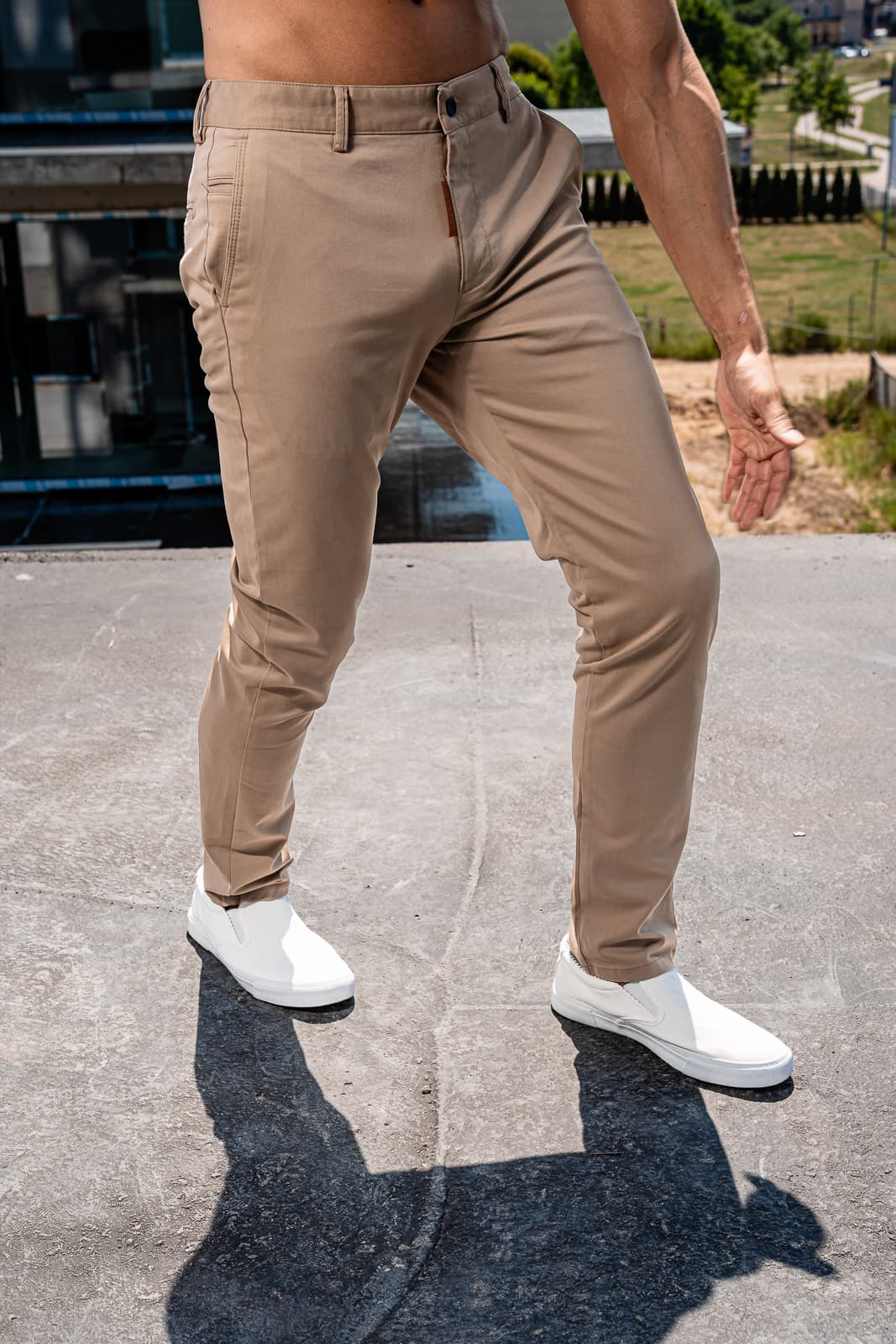 BEIGE BOULDER PANTS