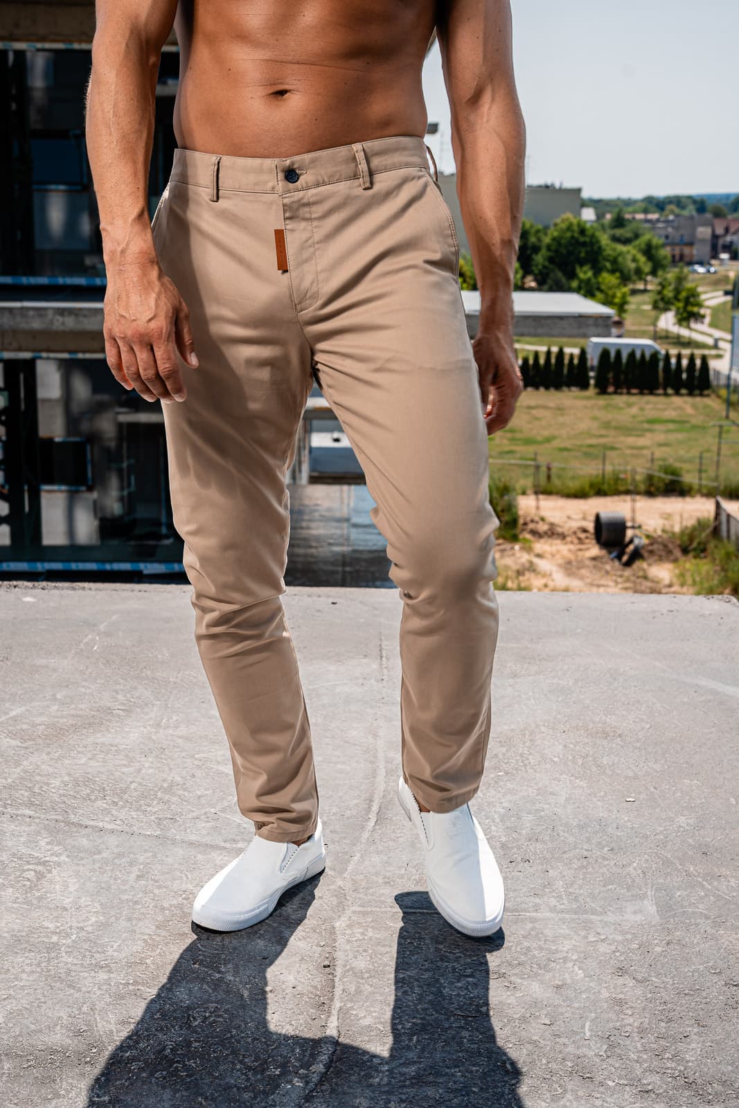 BEIGE BOULDER PANTS