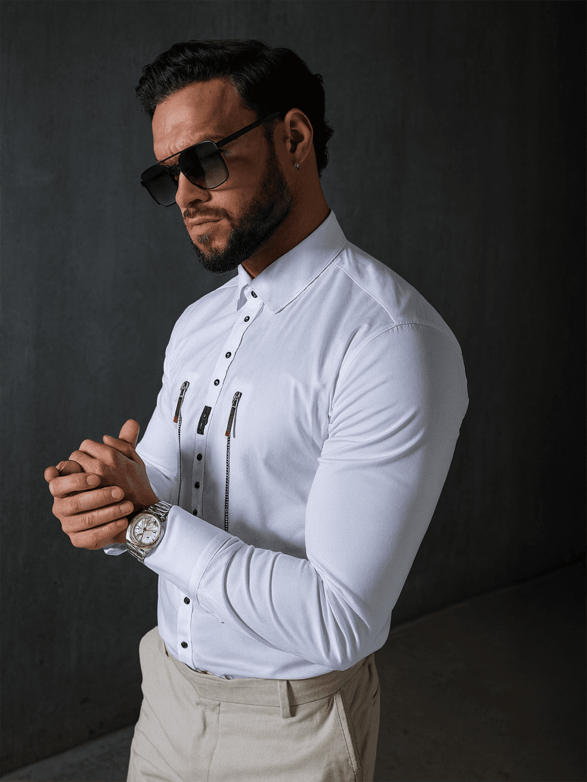 KOSZULA SHARP SHADOW WHITE