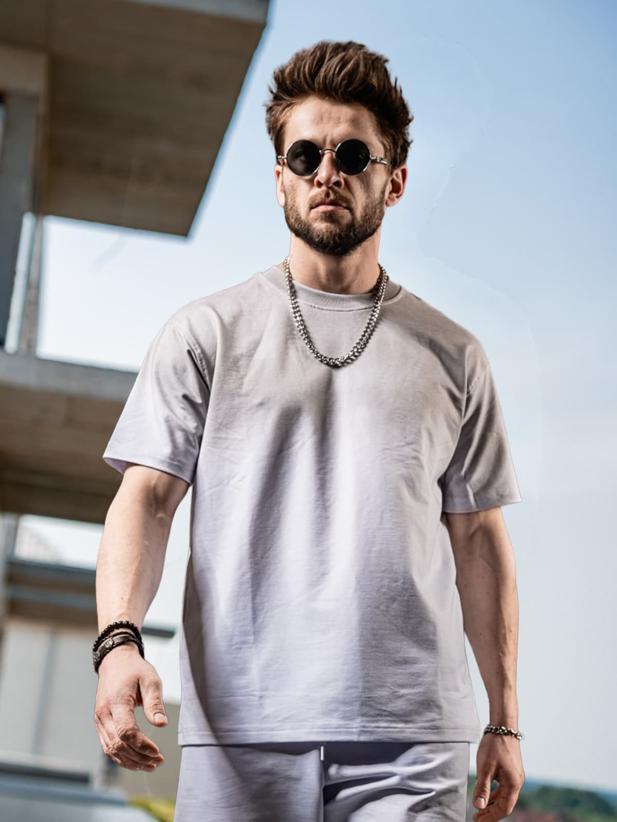 T-SHIRT EVANESCENT GRAY