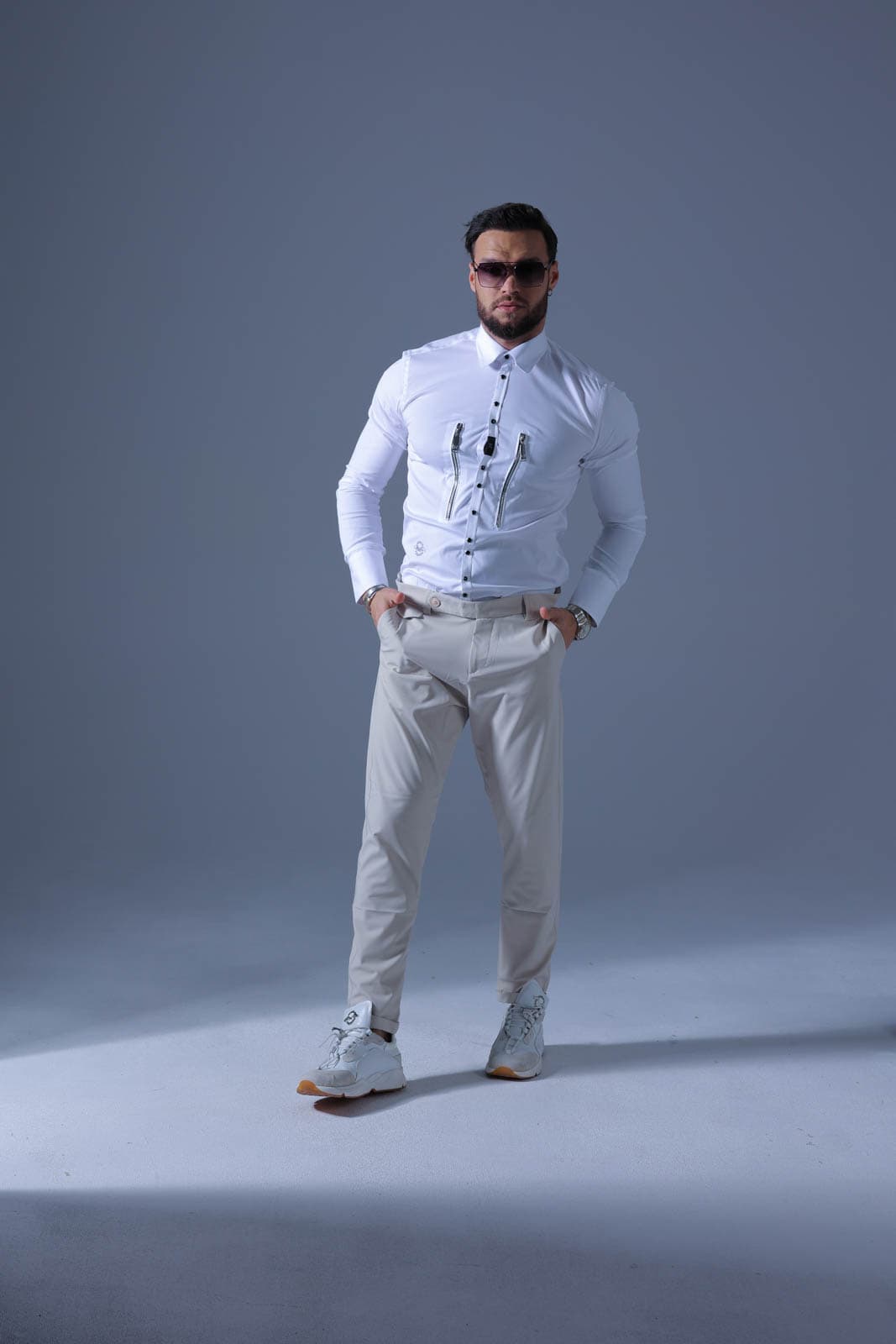 KOSZULA SHARP SHADOW WHITE