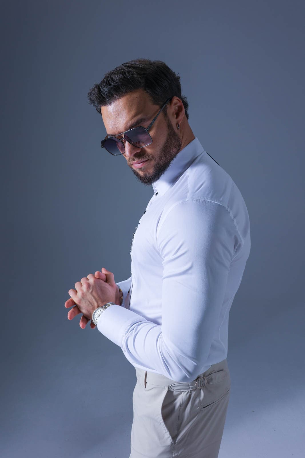 KOSZULA SHARP SHADOW WHITE