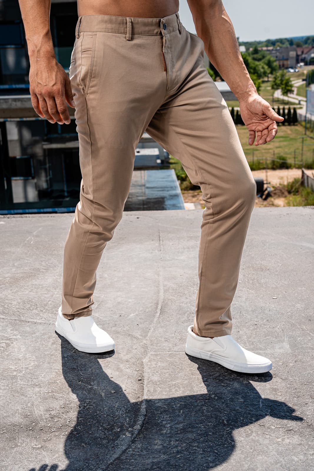 BEIGE BOULDER PANTS