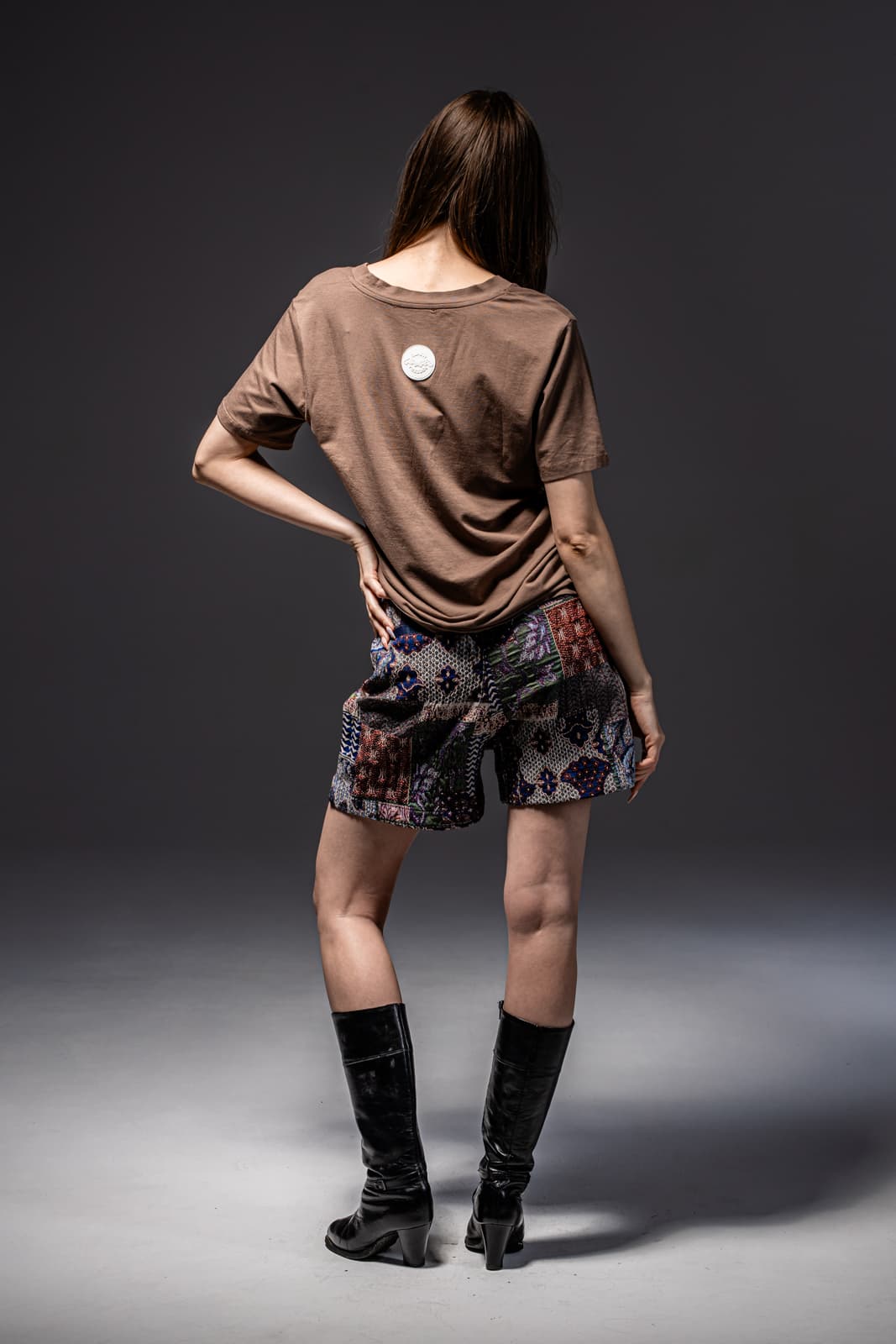 t-shirt Camu Brun