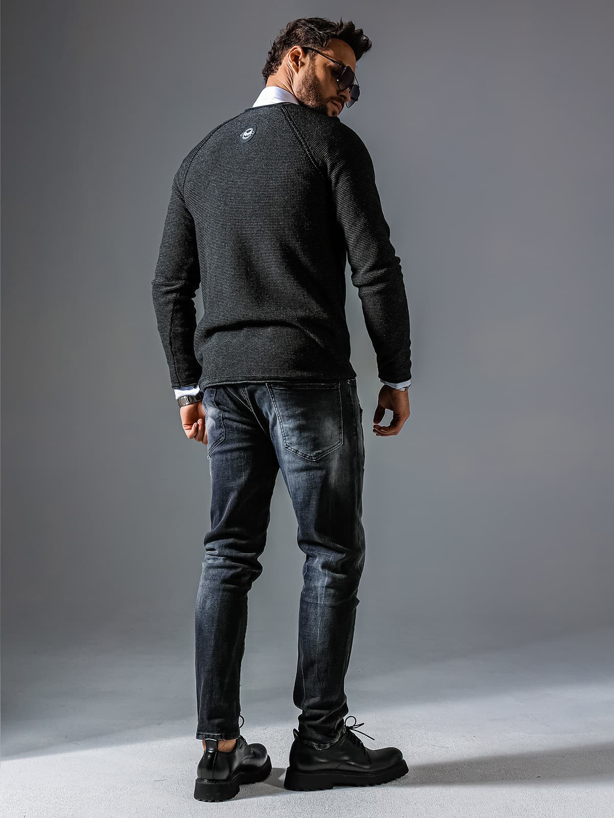 sweter Illusion Black